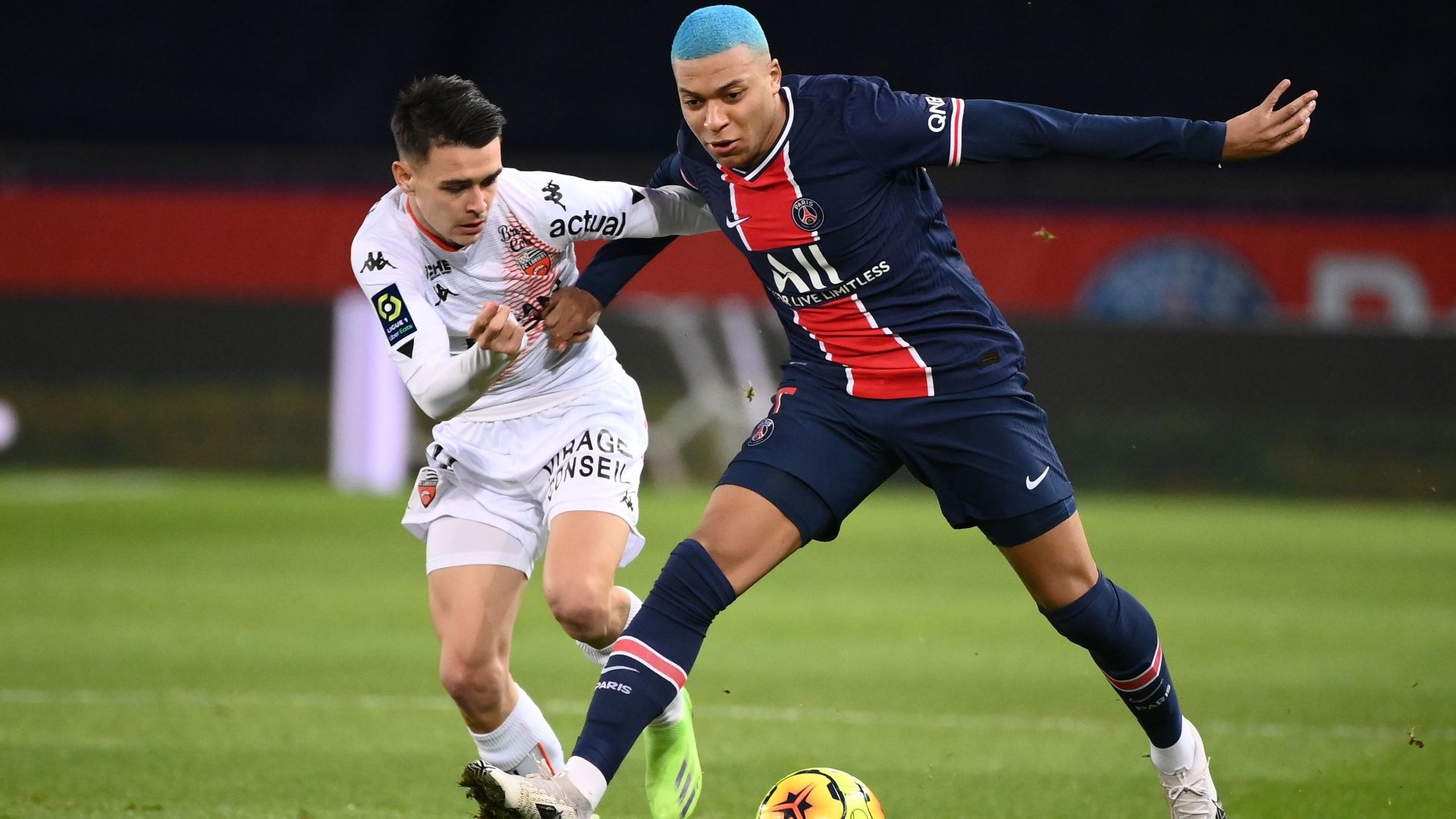 Kylian Mbappé PSG Lorient L1 16122020