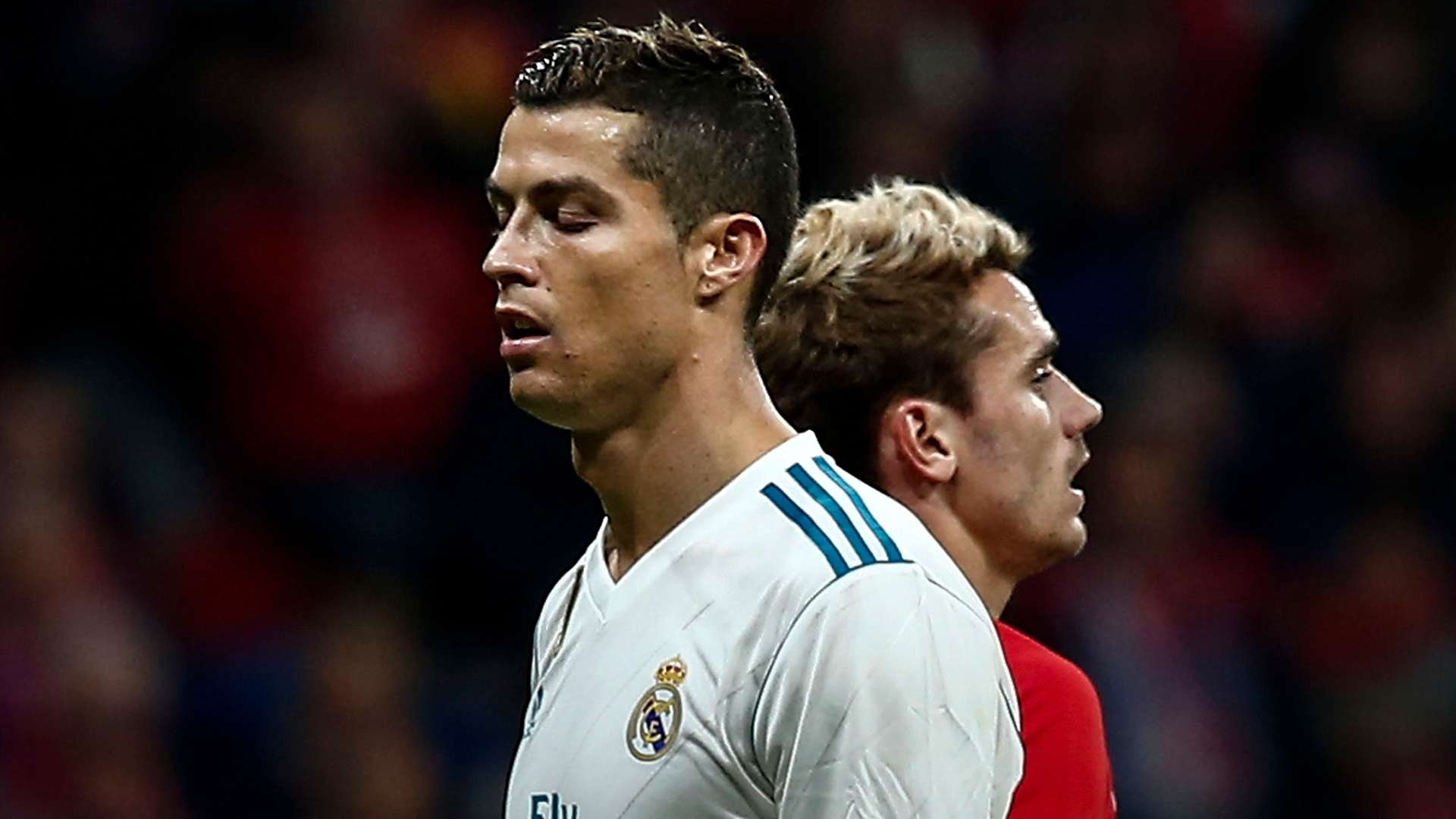 Cristiano Ronaldo Antoine Griezmann 18112017 Atletico Madrid Real Madrid La Liga