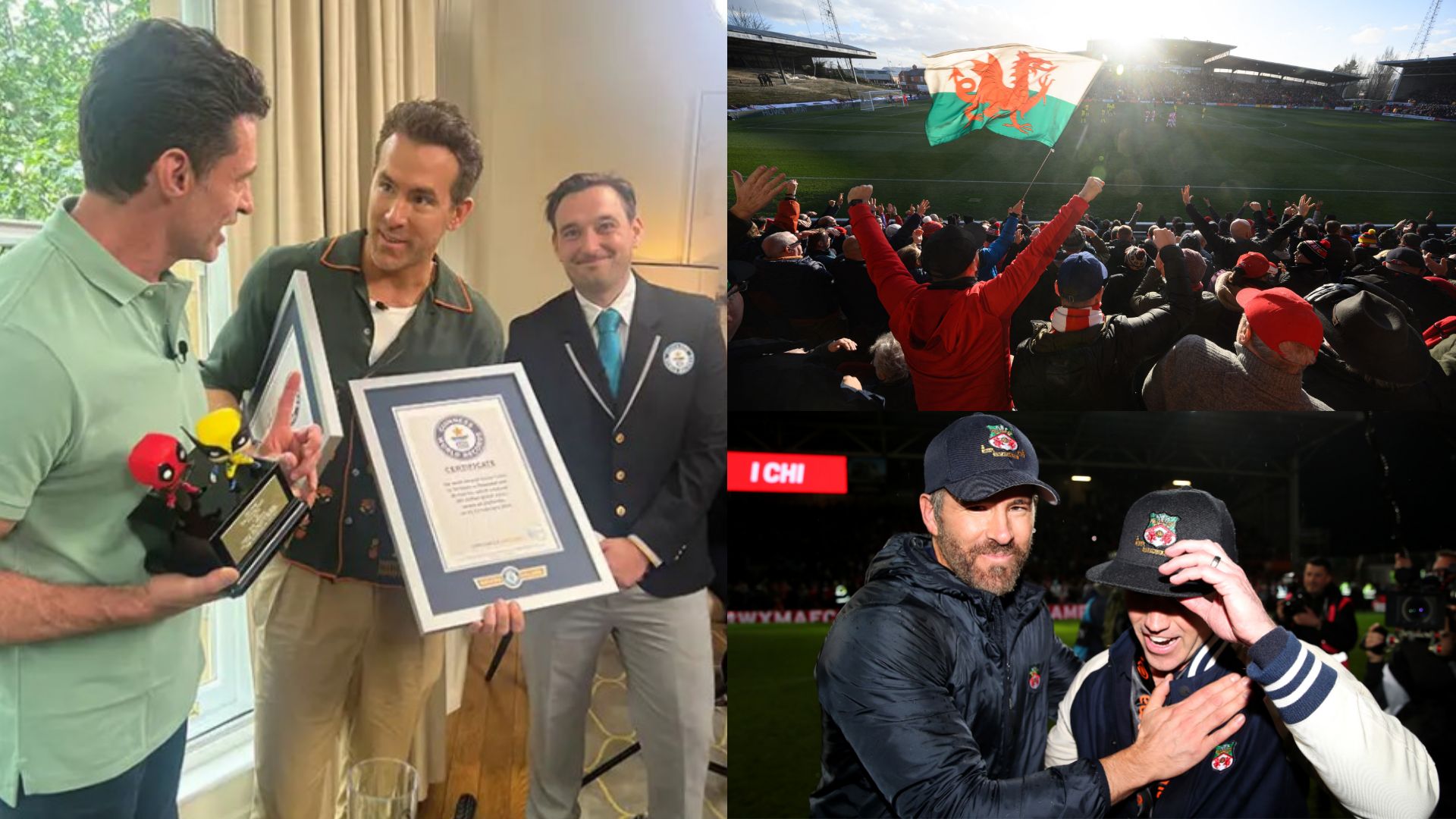 Ryan Reynolds Wrexham world record