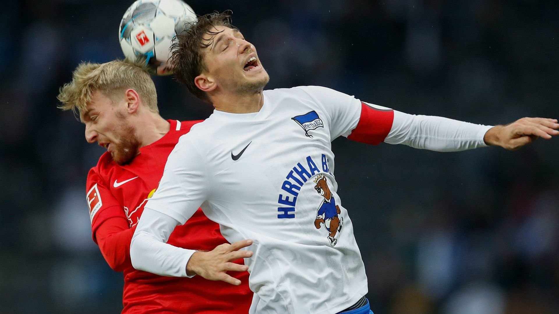 EMIL FORSBERG LEIPZIG NIKLAS STARK HERTHA BSC BUNDESLIGA 09112019