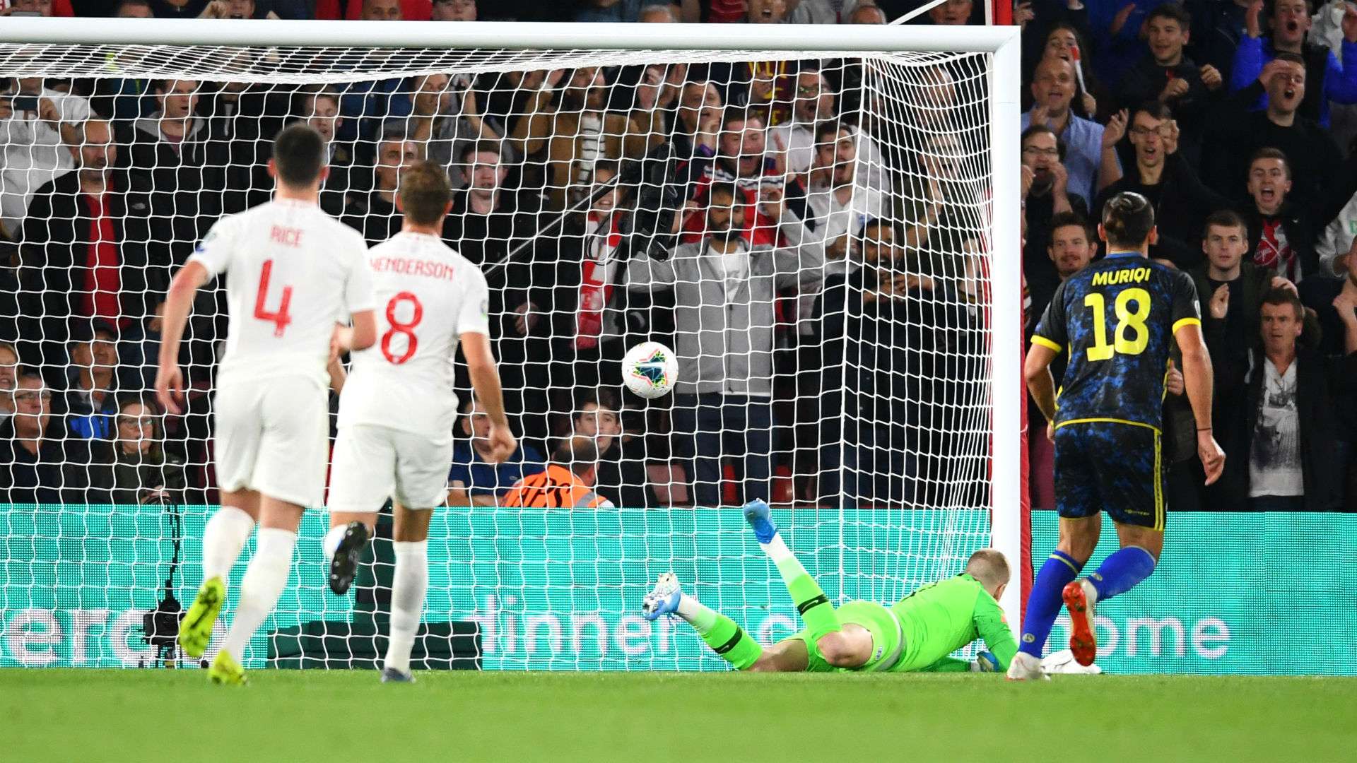 Vedat Muriqi England Kosovo Goal 10092019