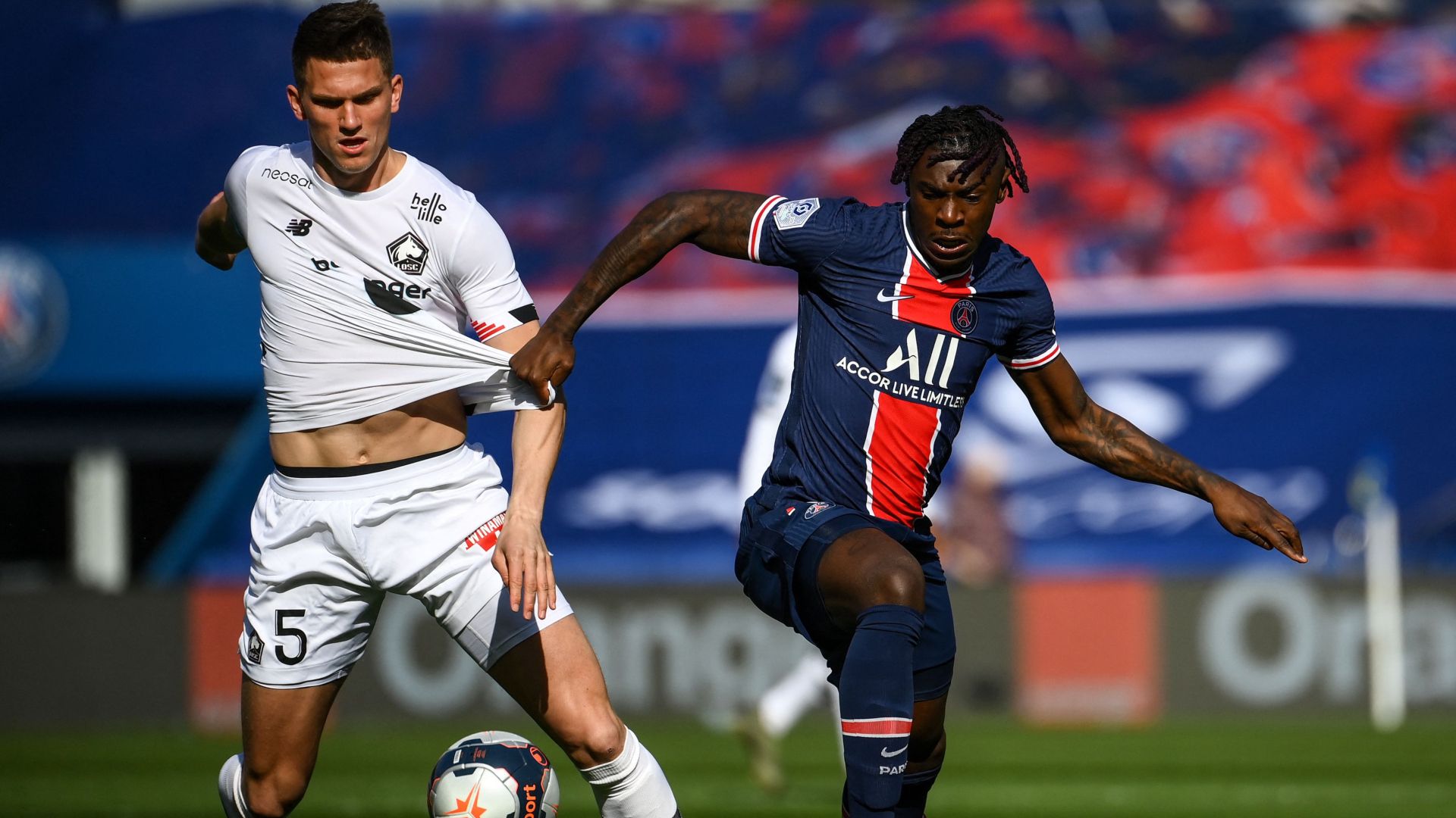 Moise Kean PSG Lille Ligue 1 03042021