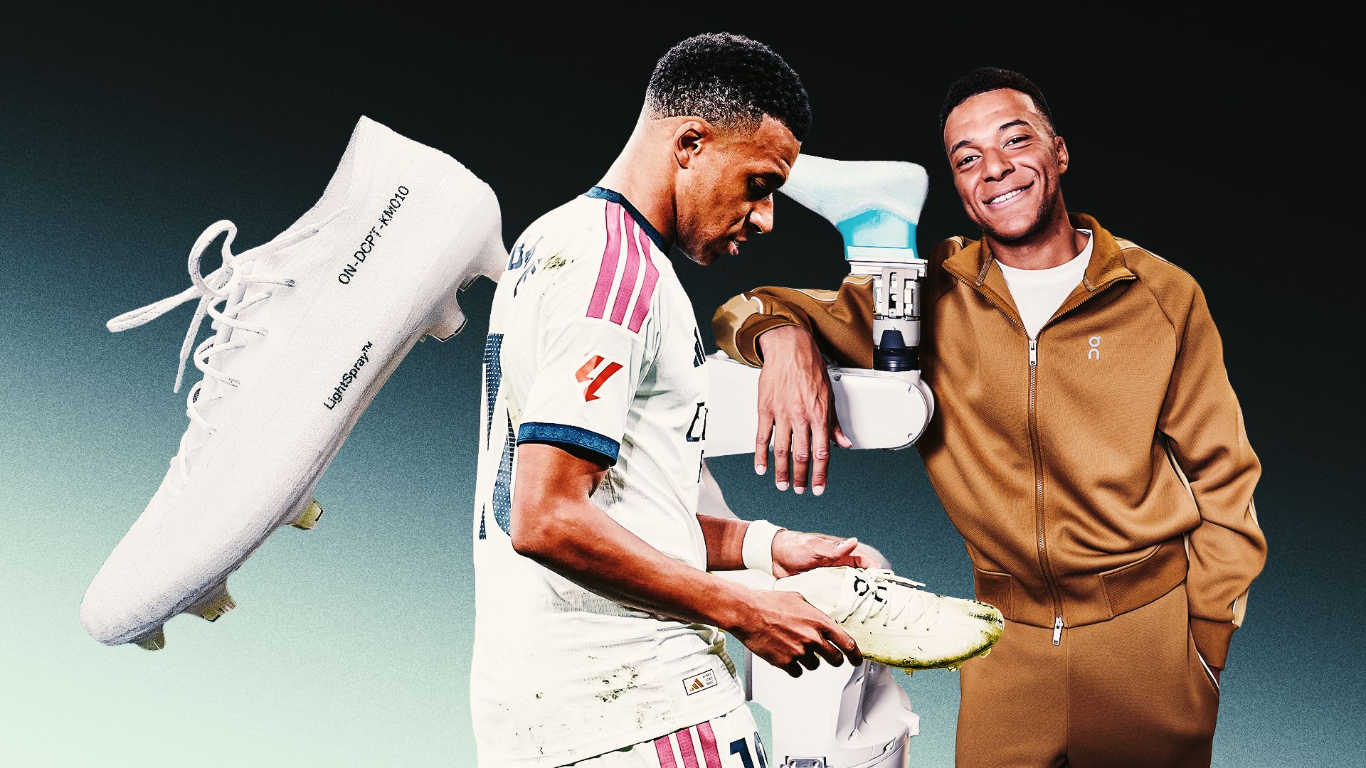 Kylian Mbappe On boots GFX