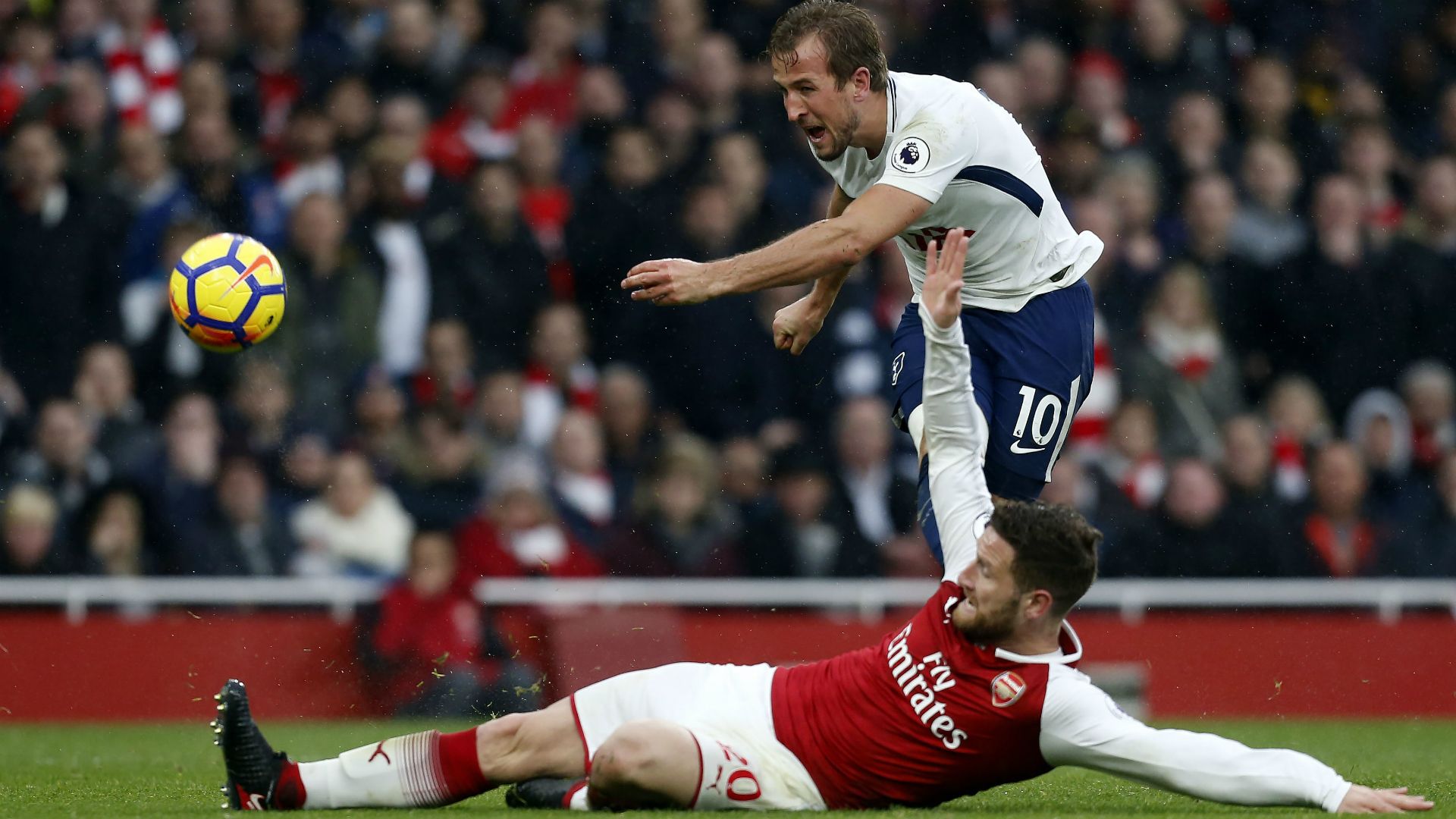 Harry Kane Shkodran Mustafi Arsenal Tottenham 18112017