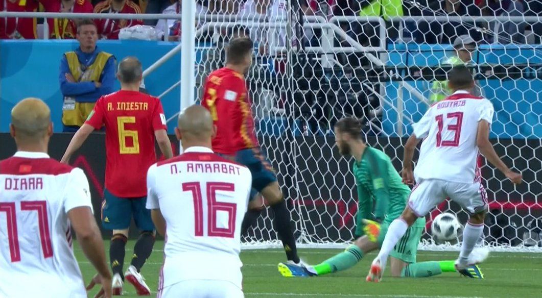 Gol España Marruecos