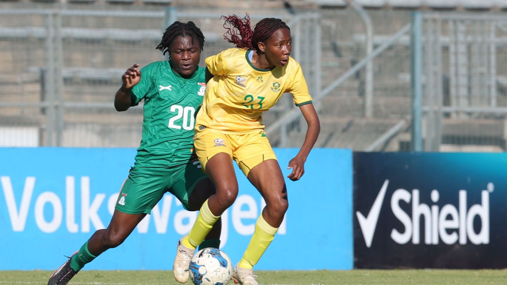 Andrielle Mibe, South Africa, Rachael Nachula, Zambia, June 2025