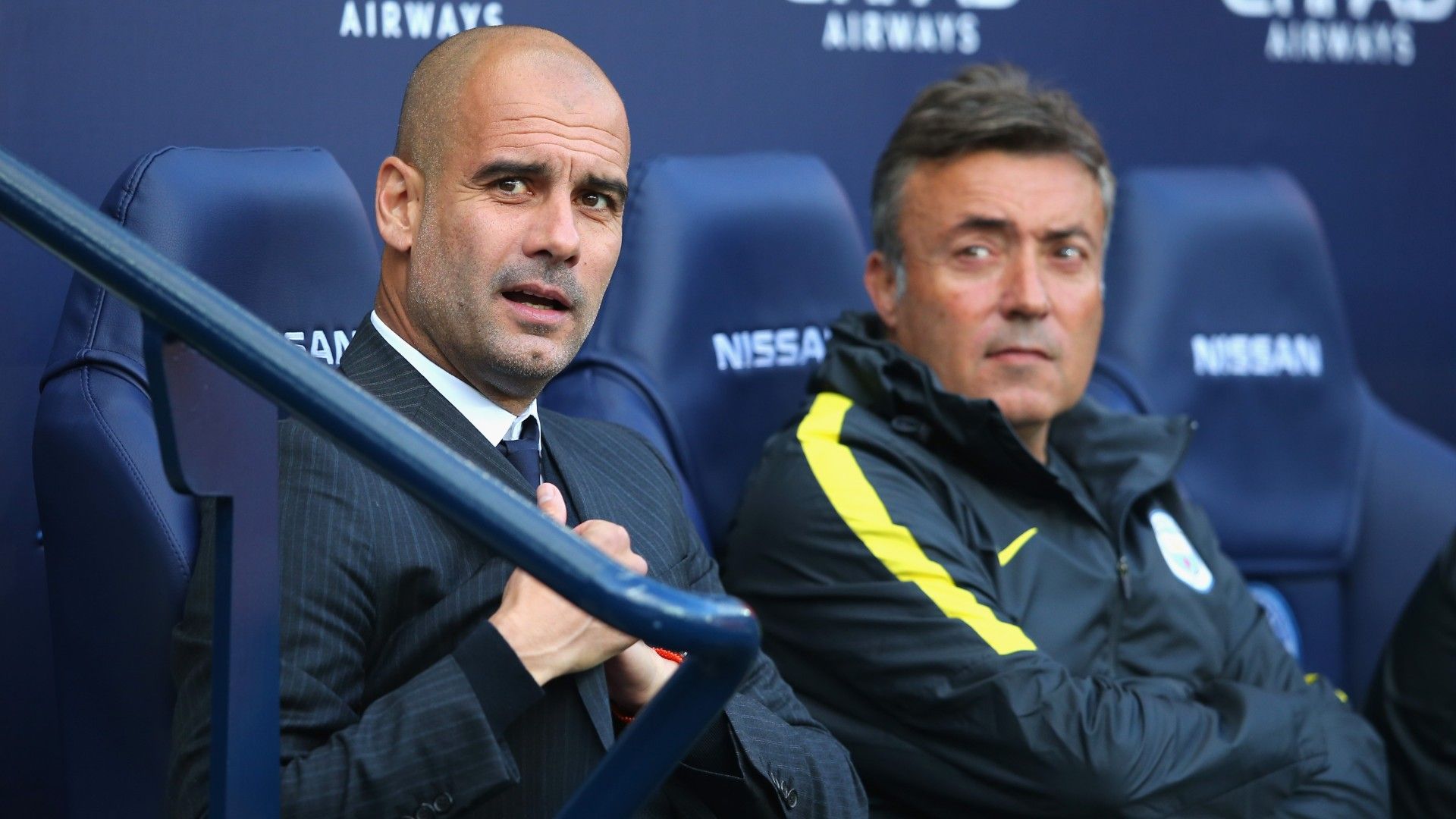 Pep Guardiola Domenec Torrent Fort Manchester City