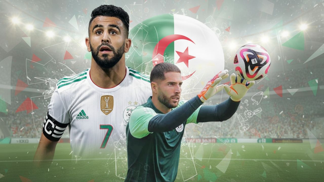 Luca Zidane Riad Mahrez Algeria GOAL ONLY