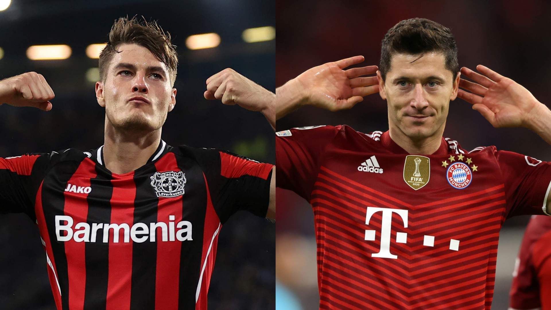 Patrik Schick Leverkusen Robert Lewandowski Bayern