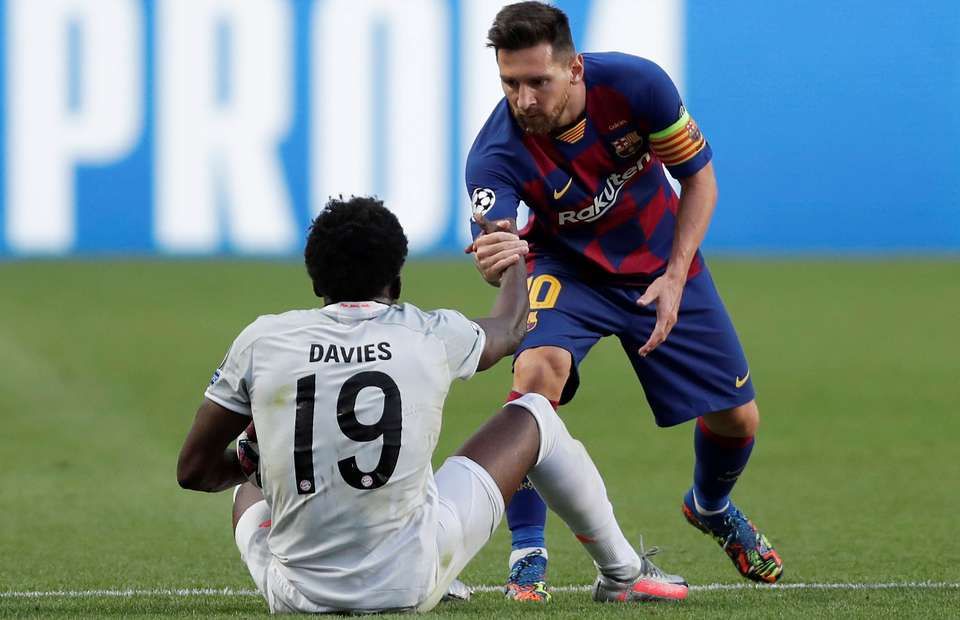 alphonso davies messi