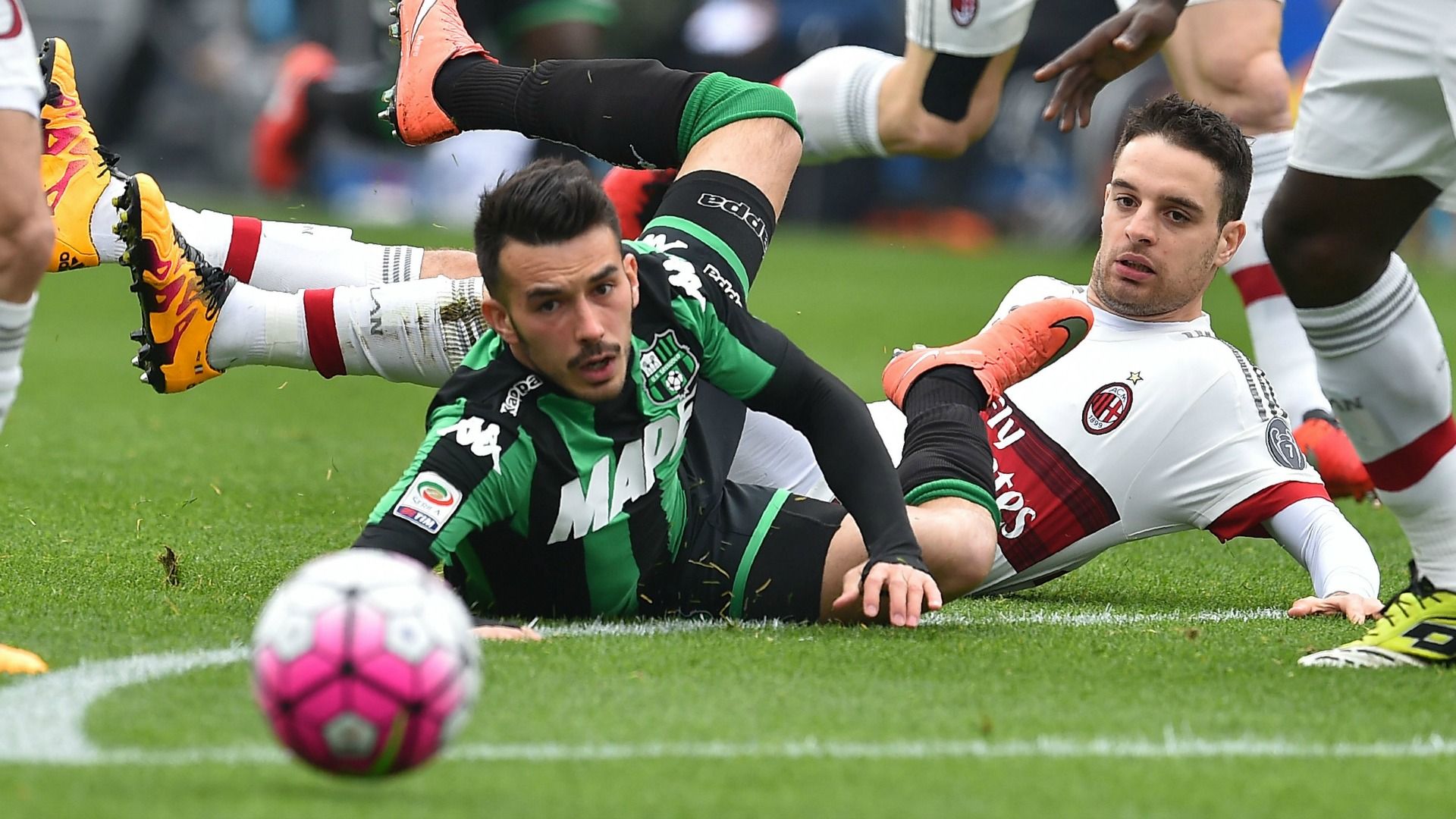Nicola Sansone Giacomo Bonaventura Sassuolo Milan Serie A