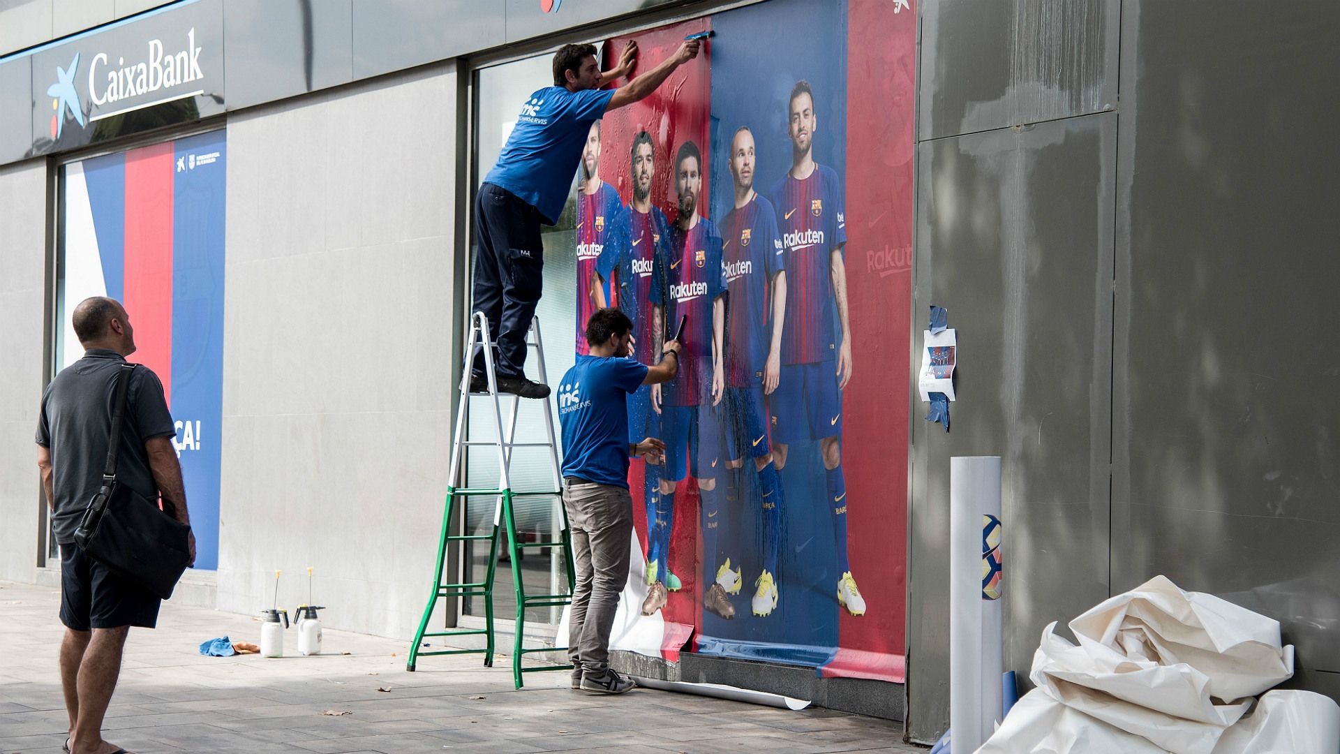 Neymar poster Camp Nou