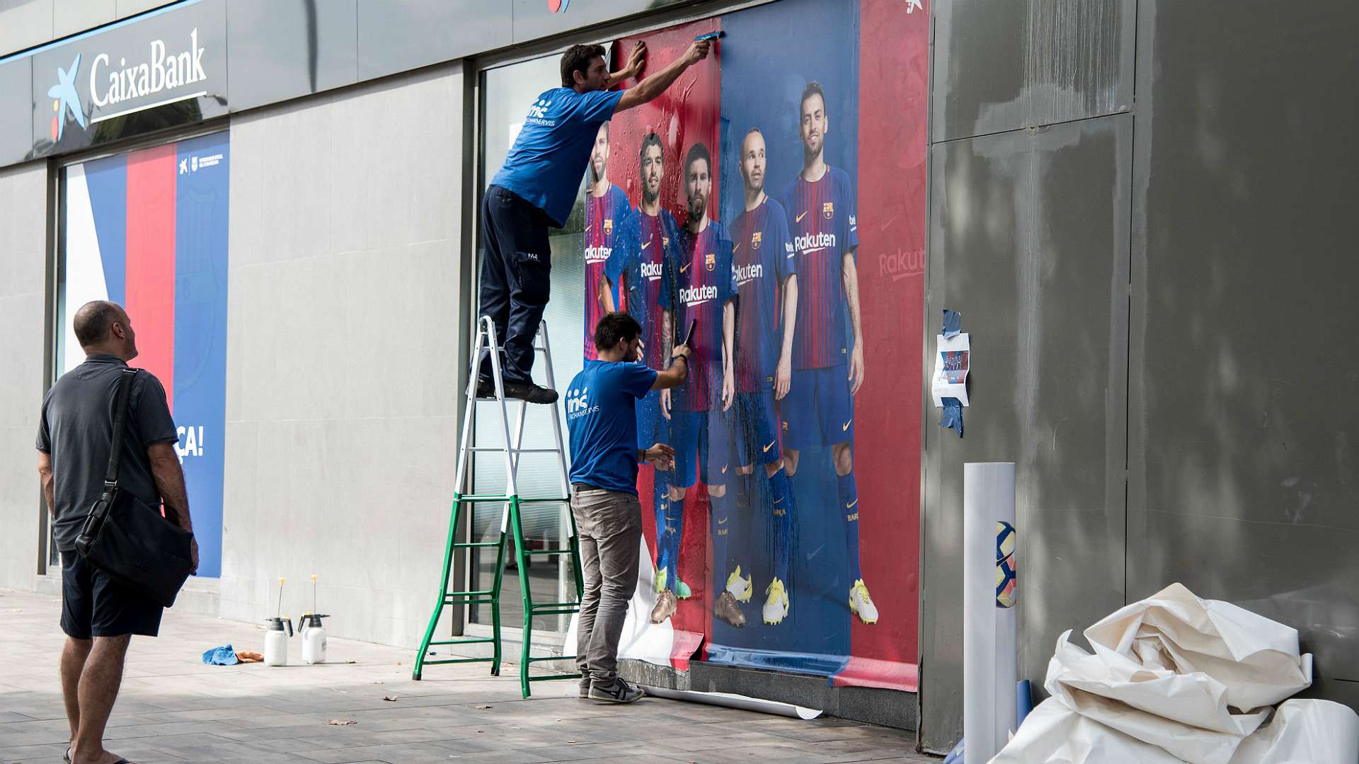 Neymar poster Camp Nou