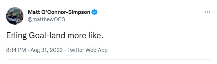 Haaland Tweet 9