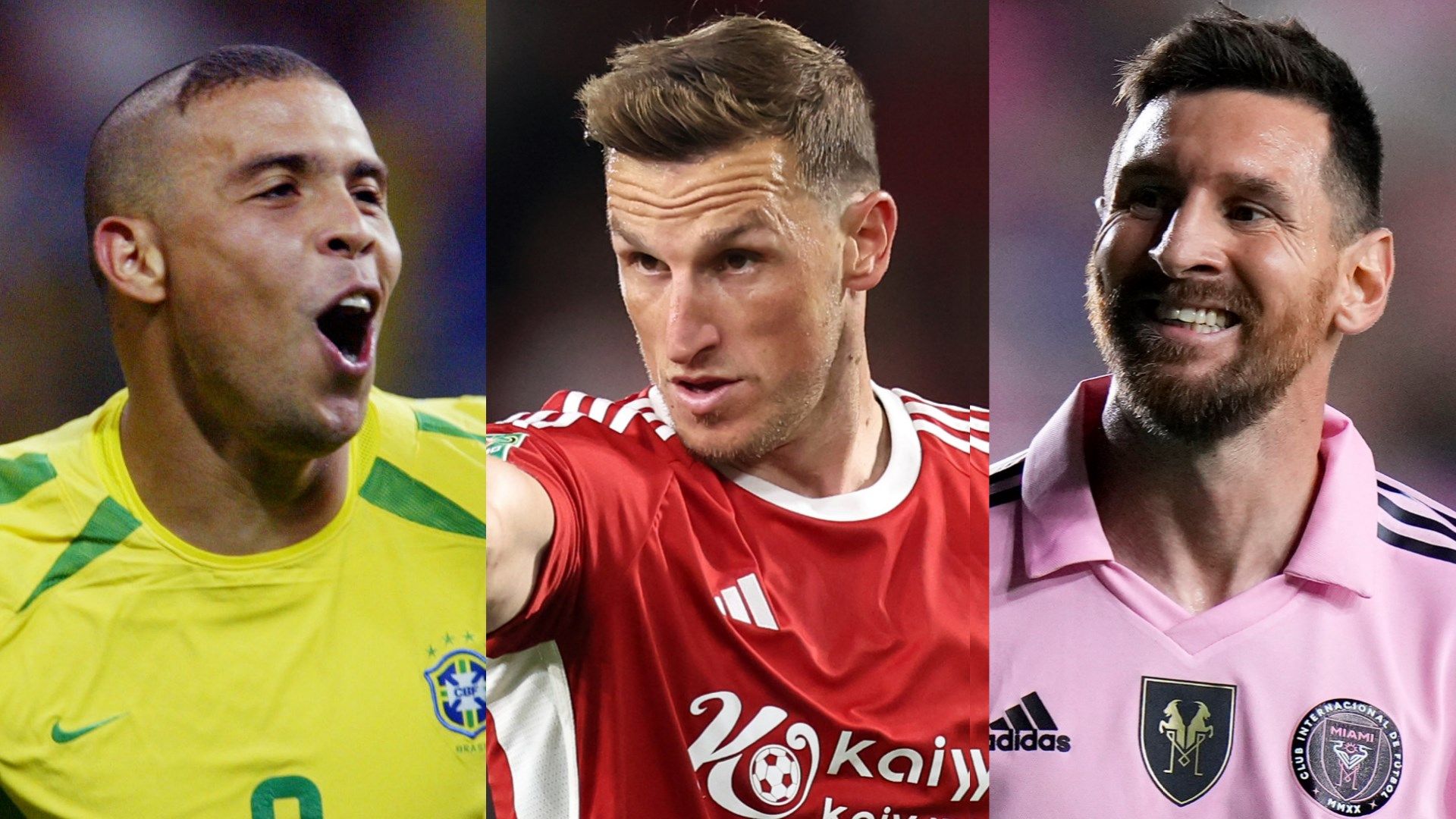 Ronaldo Chris Wood Lionel Messi