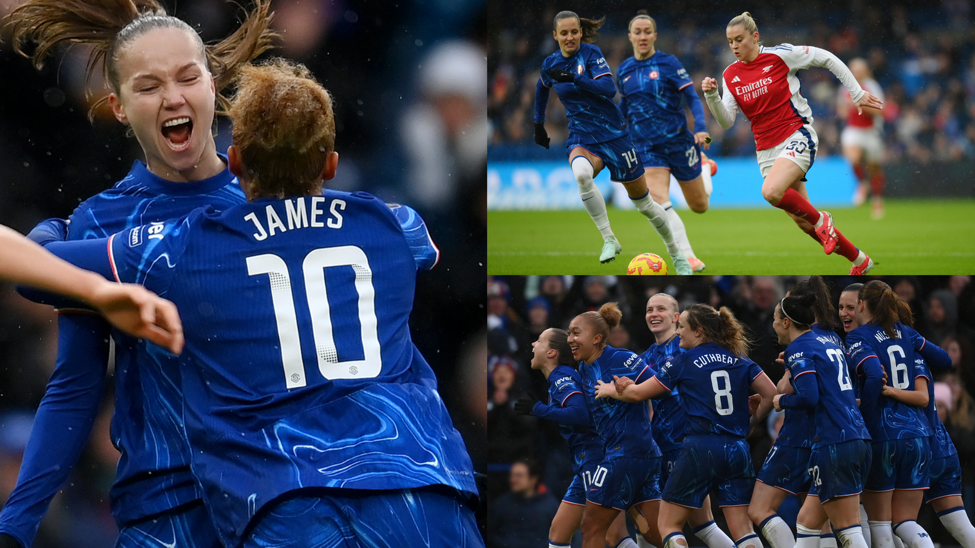 Chelsea women player ratings vs Arsenal: Lauren James loves Stamford Bridge! Lionesses star steps off the bench to help settle London derby with Arsenal & give Blues one hand on WSL title | Goal.com UK