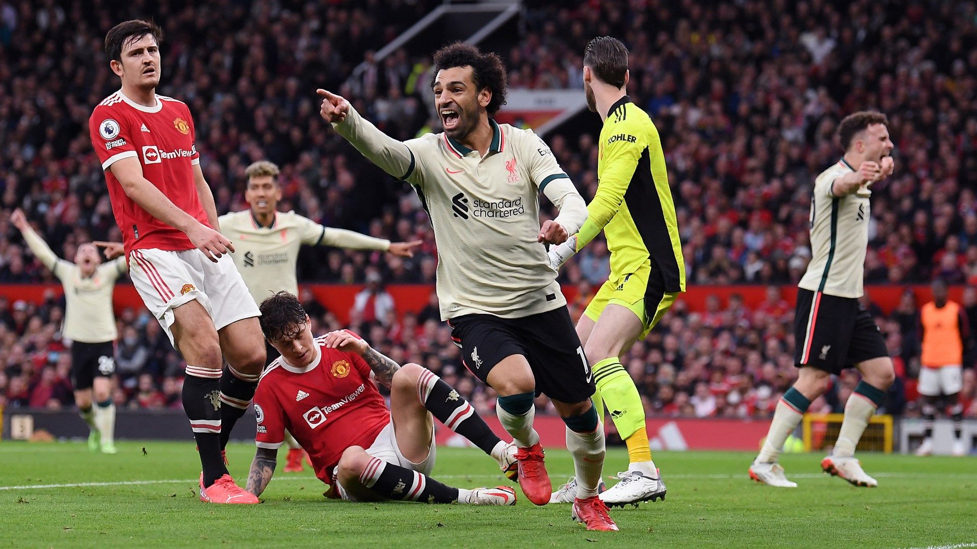 Mohamed Salah Liverpool Manchester United 2021-22