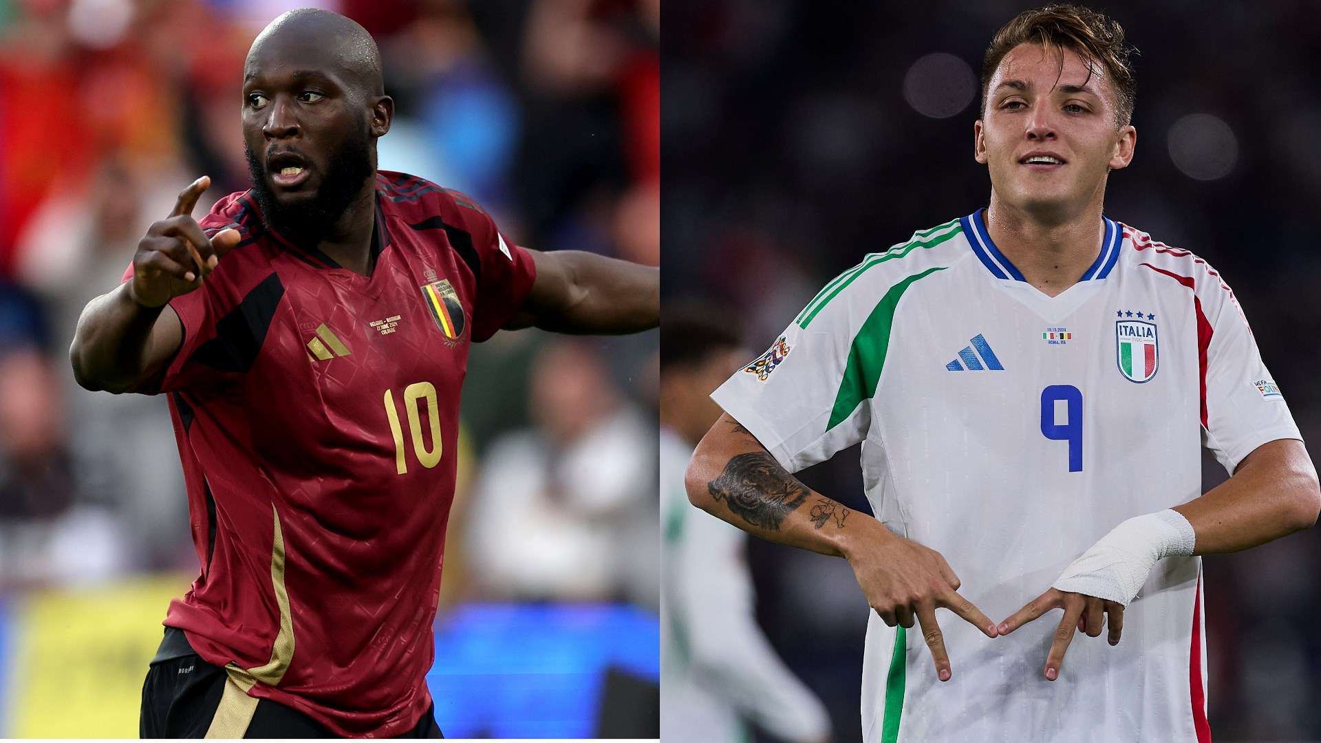 Belgium Italy Lukaku Retegui