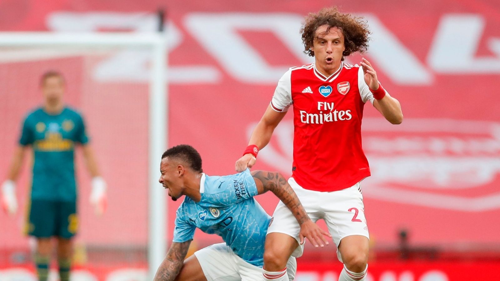 David luiz Arsenal manchester city