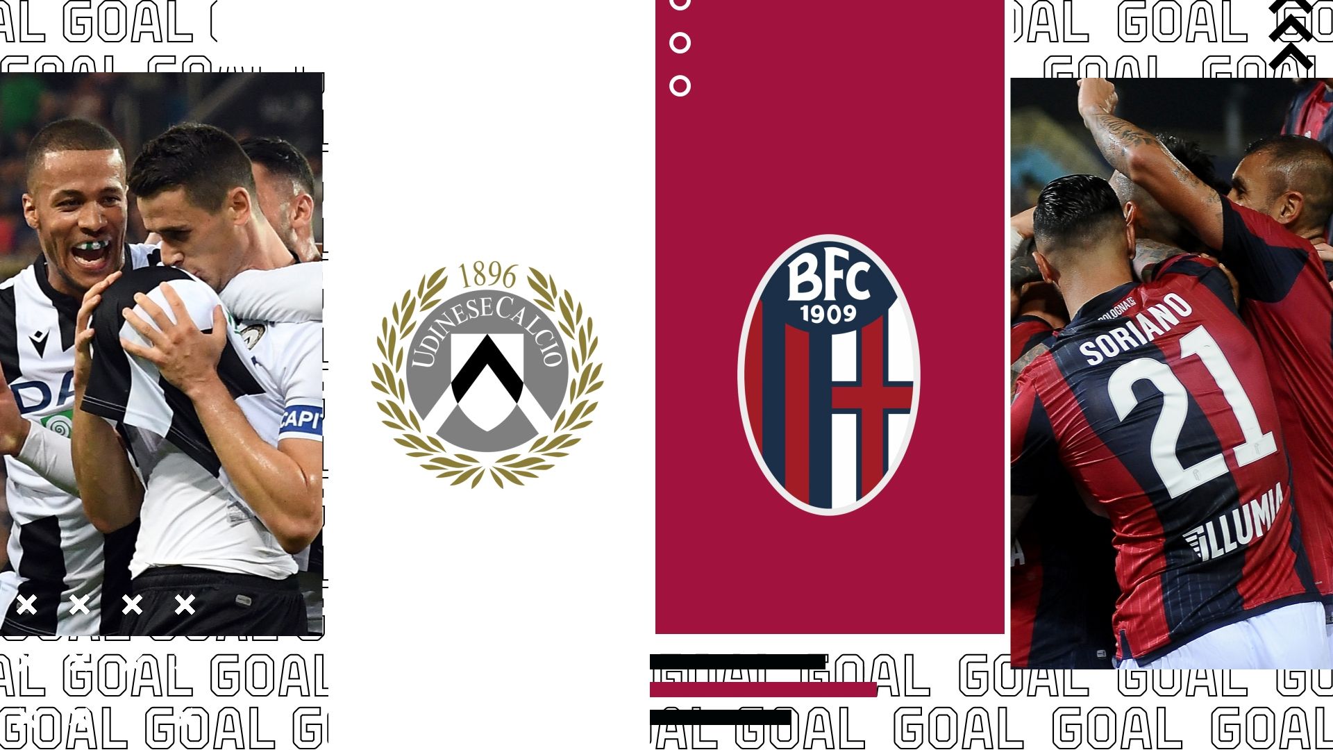 Udinese-Bologna tv streaming