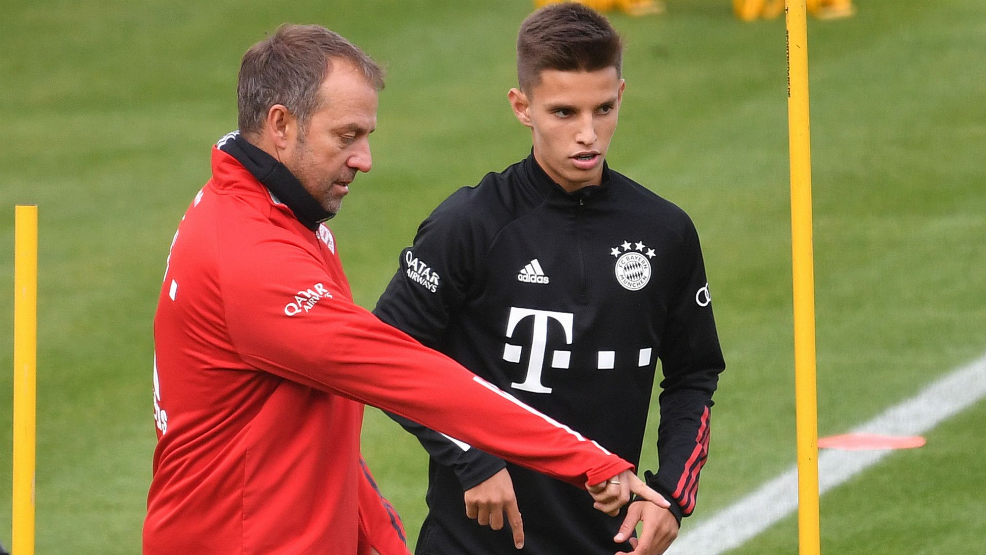 GER ONLY Tiago Dantas Hansi Flick Bayern