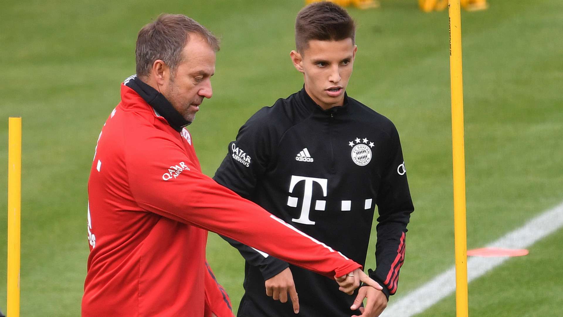 GER ONLY Tiago Dantas Hansi Flick Bayern