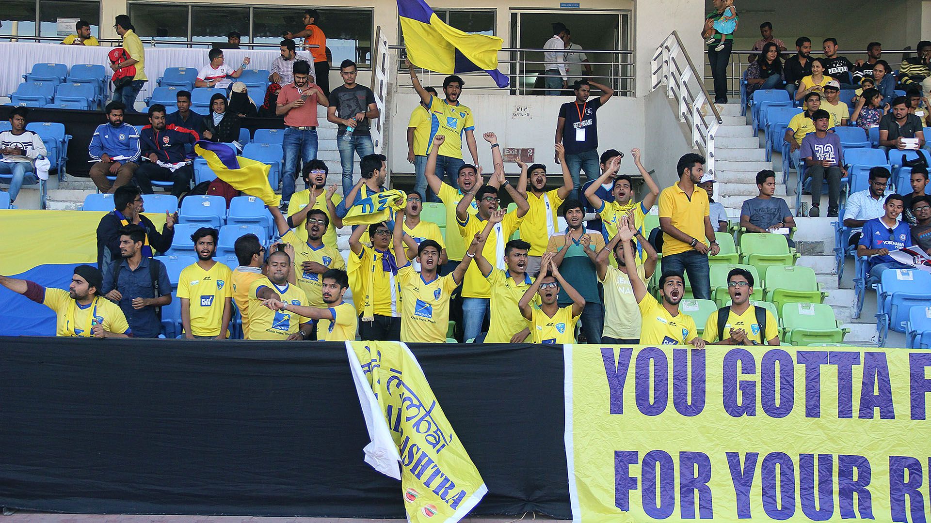 Mumbai FC supporters I-League 2017