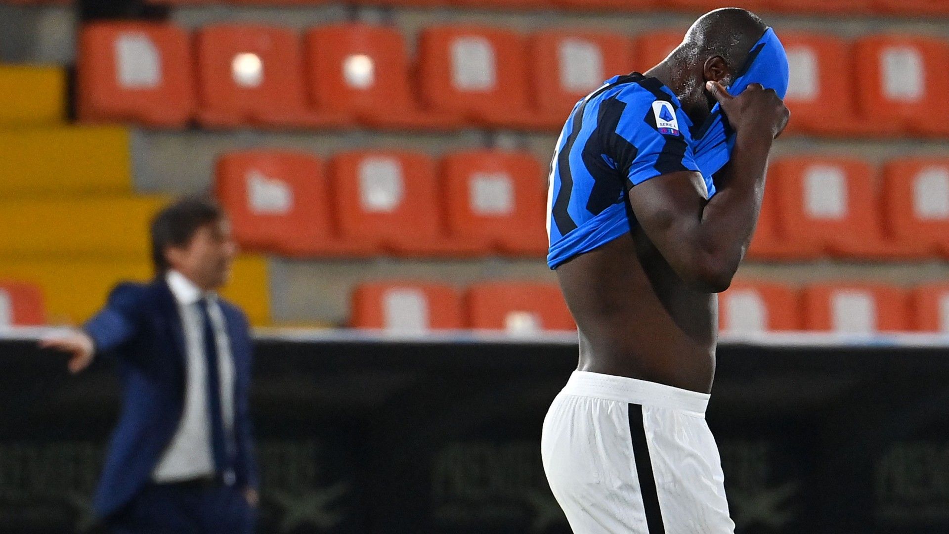 Romelu Lukaku Antonio Conte Inter