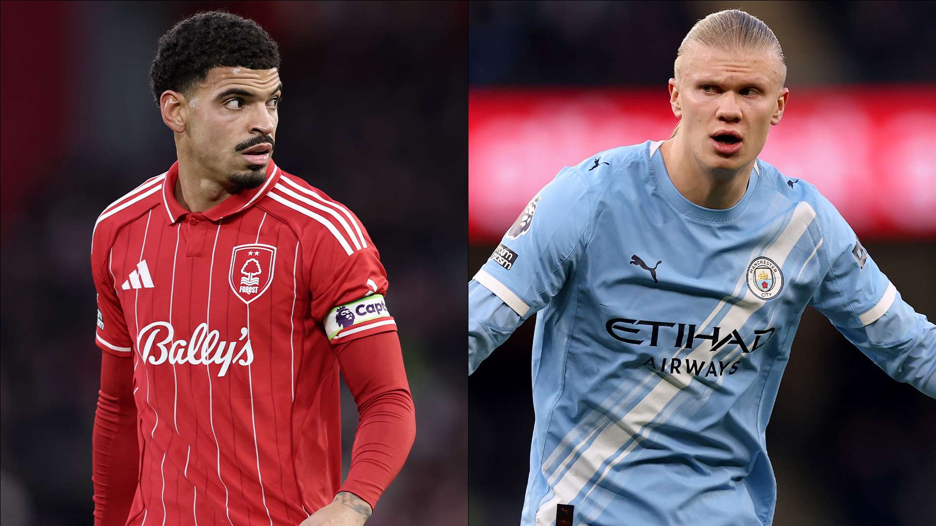 Morgan Gibbs-White Nottingham Forest Erling Haland Man City