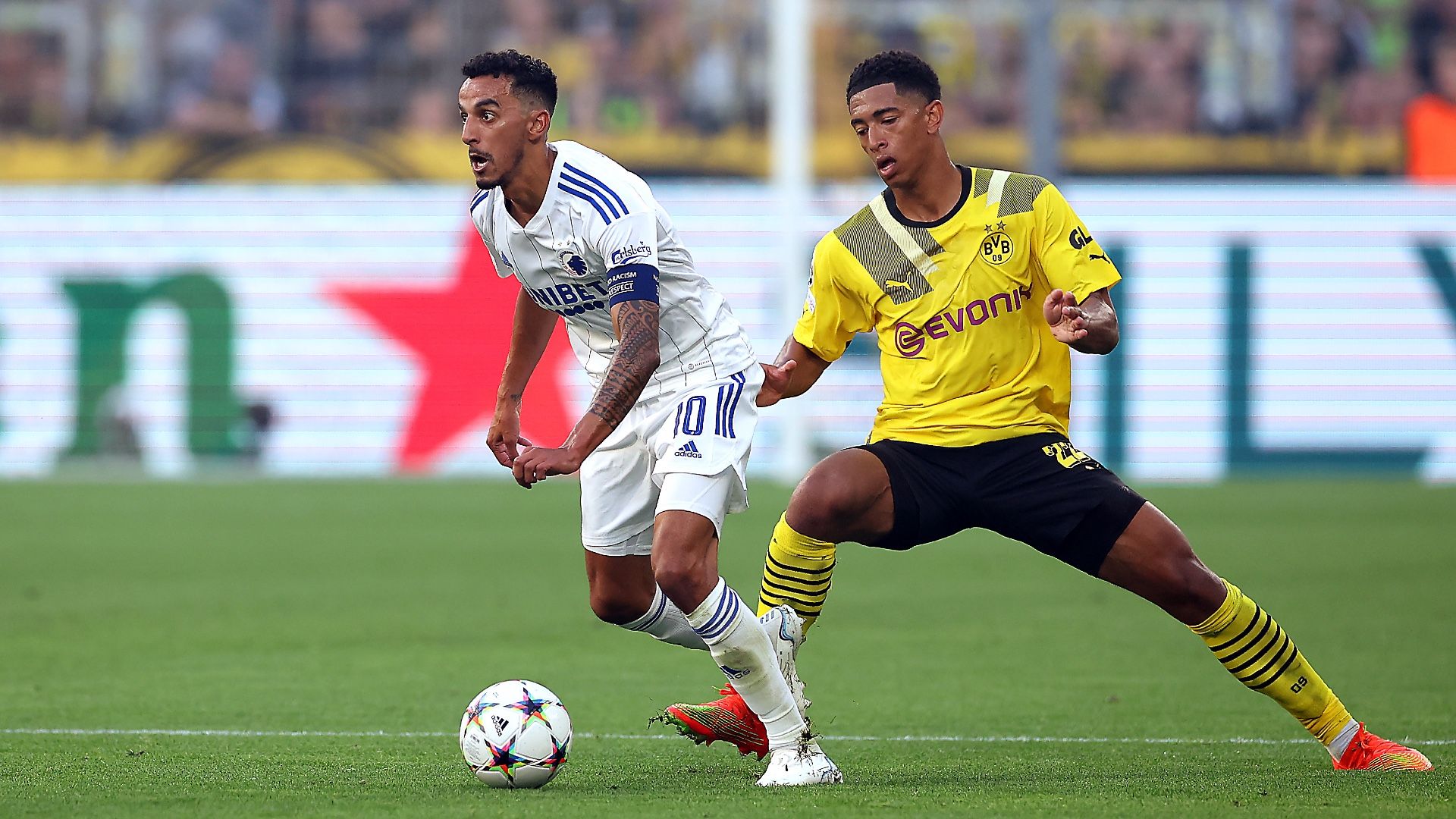 Jude Bellingham Carlos Zeca Borussia Dortmund Kopenhagen 2022