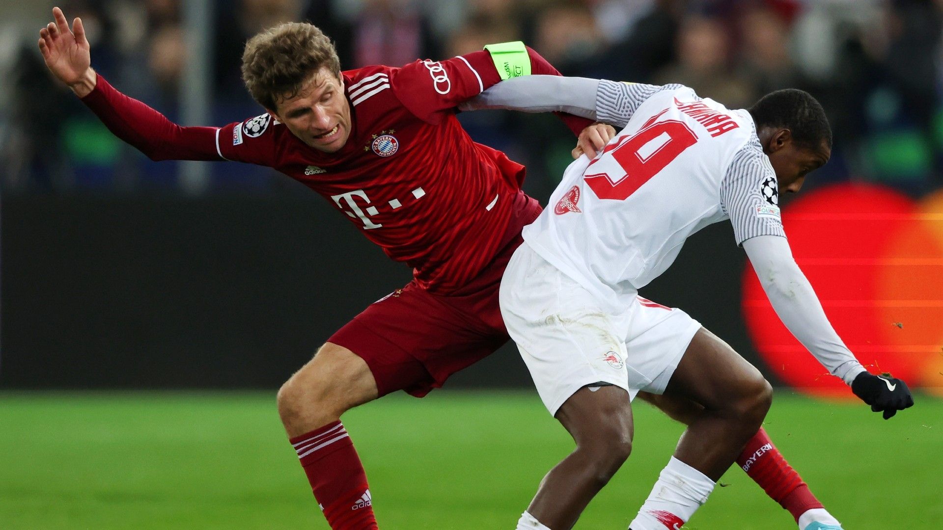 Thomas Müller FC Bayern Salzburg Champions League 16022022