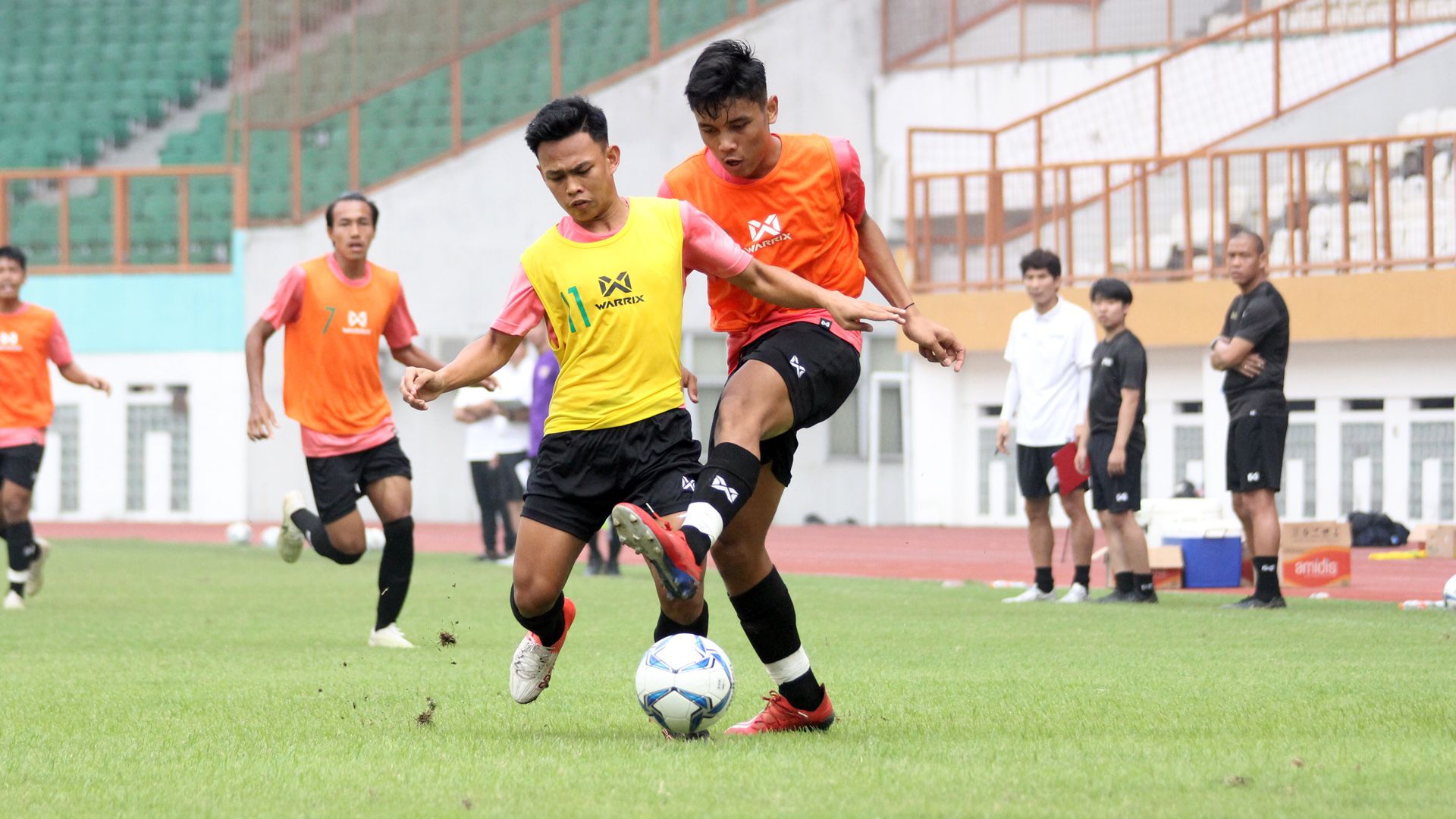 Foto Duel Game Internal Timnas U19, Sutan Zico