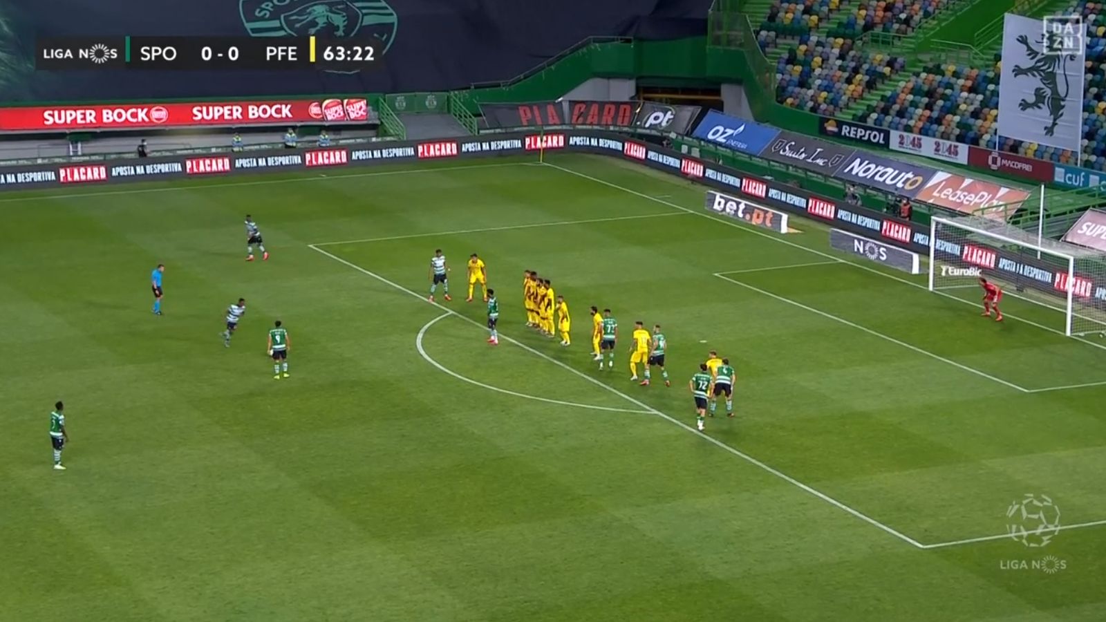 Sporting CP Pacos Ferreira Cabral freekick goal
