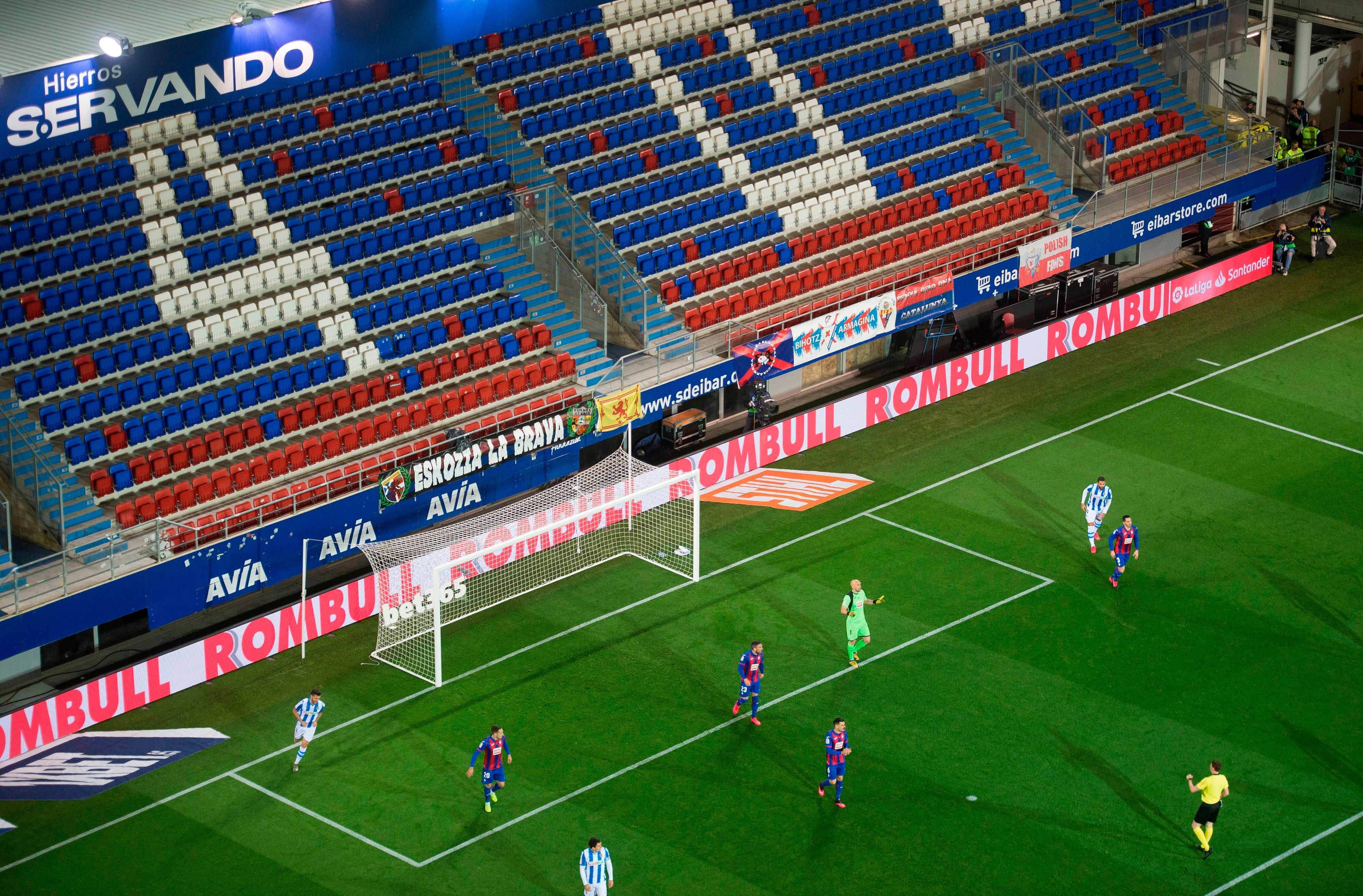 Eibar - Real Sociedad, a puerta cerrada