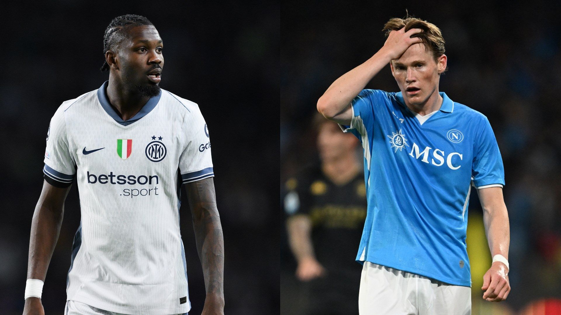 Inter Napoli Thuram McTominay