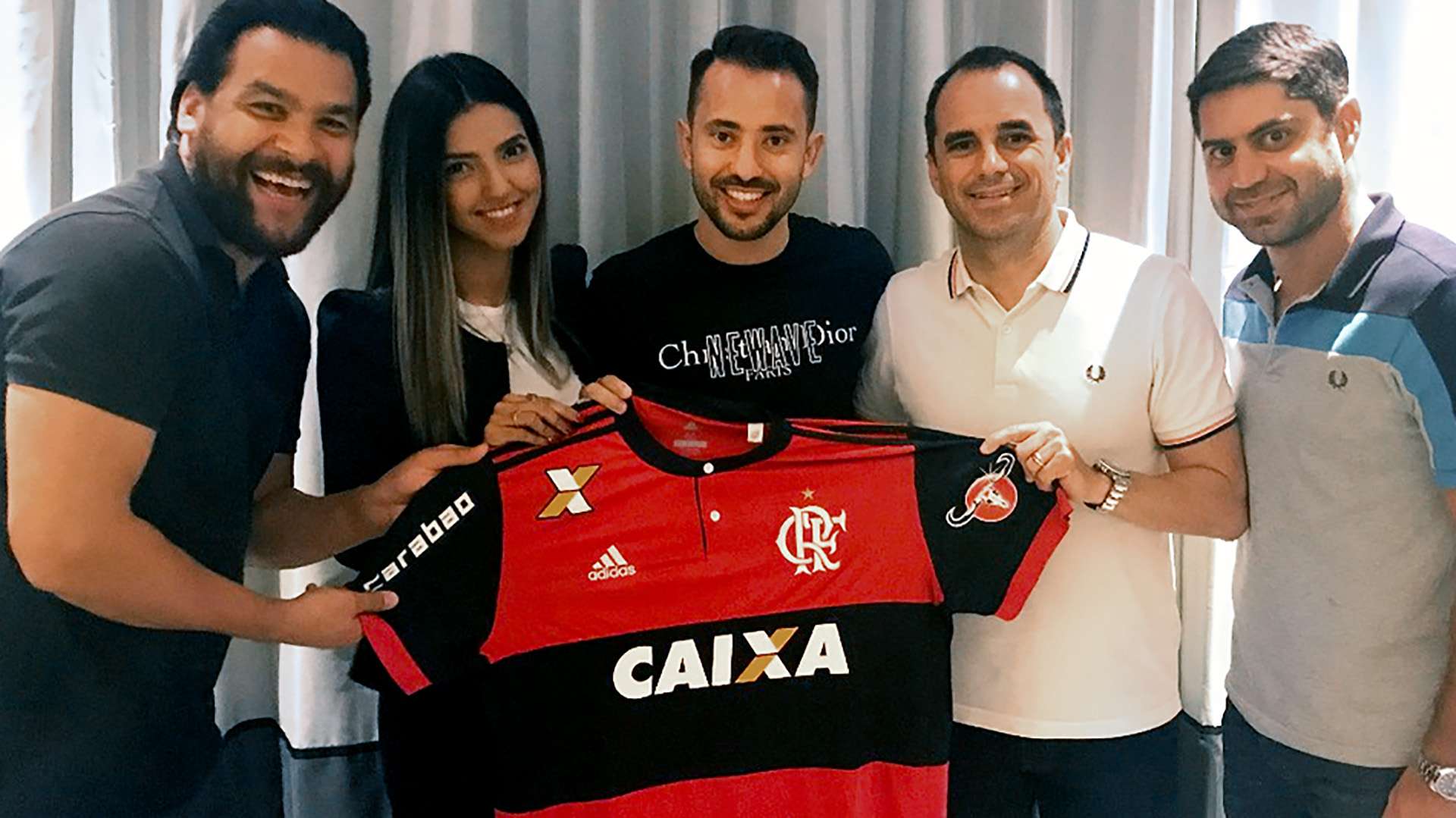 Everton Ribeiro Rodrigo Caetano Flamengo anuncio 05062017