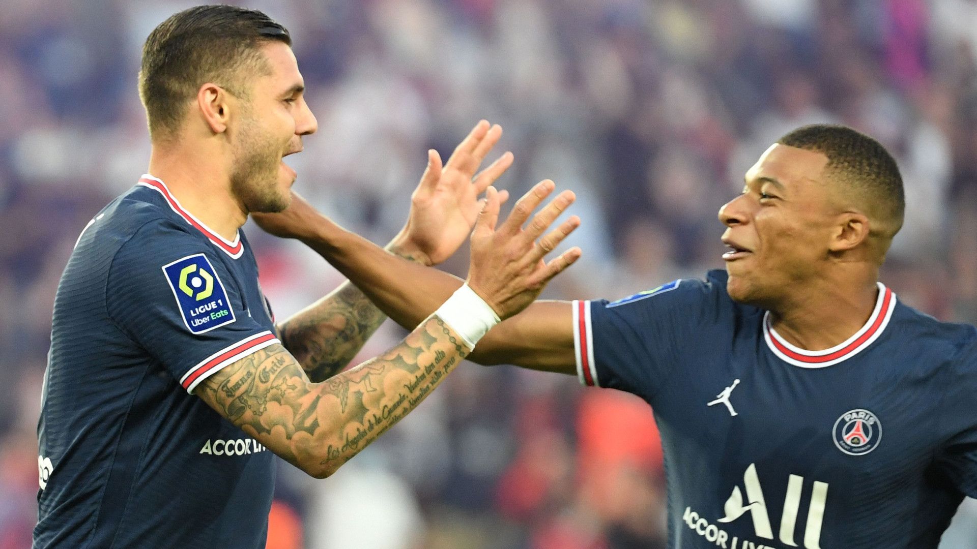 MAURO ICARDI KYLIAN MBAPPE PSG 14082021