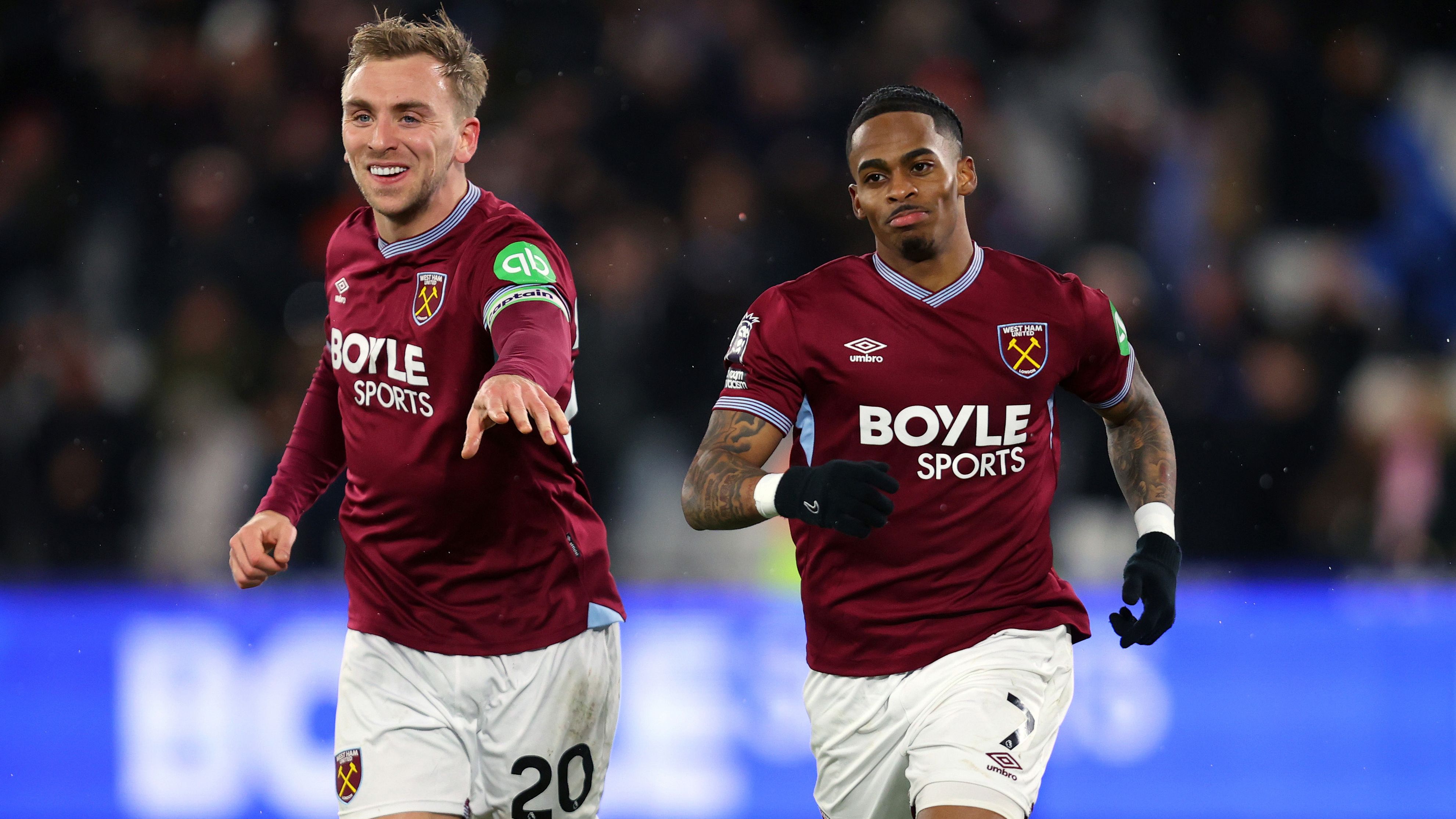 Jarrod Bowen Cysencio Summerville West Ham