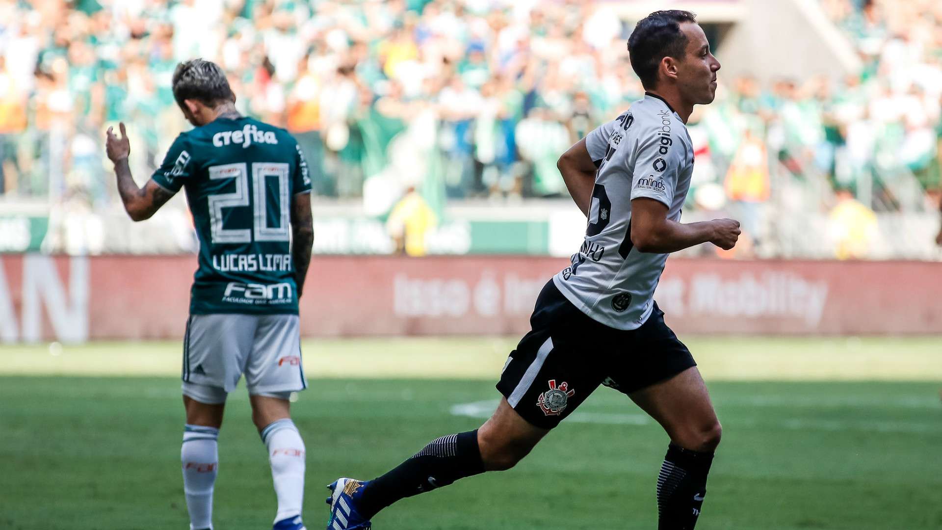 Rodriguinho e Lucas Lima - Palmeiras x Corinthians - 8/04/2018