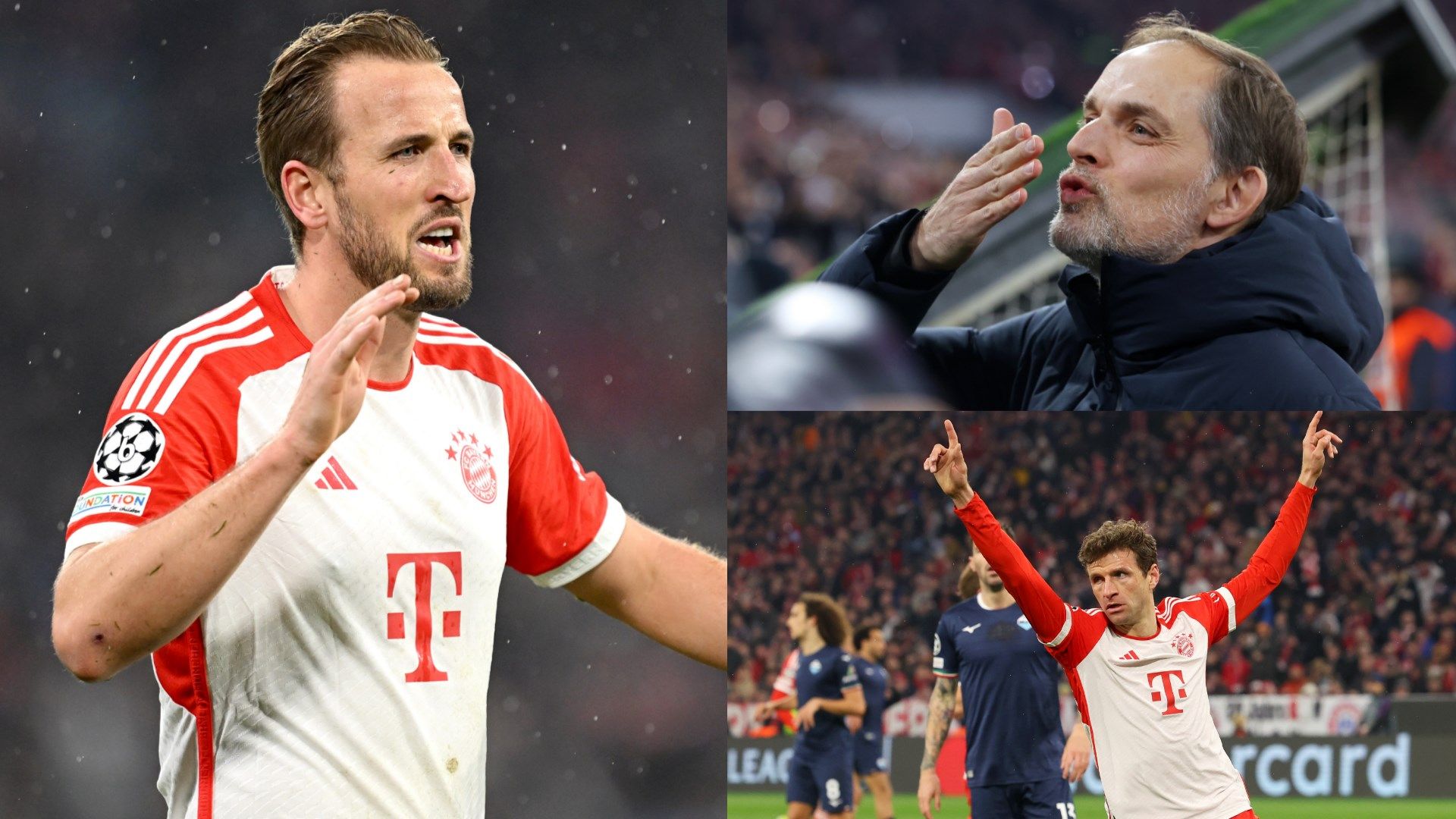 Kane Tuchel kiss Muller Bayern split