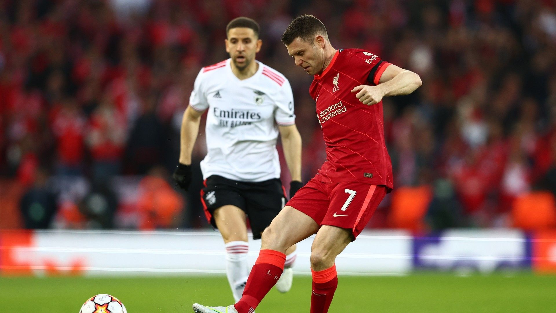 James Milner Liverpool Benfica Champions League 13042022