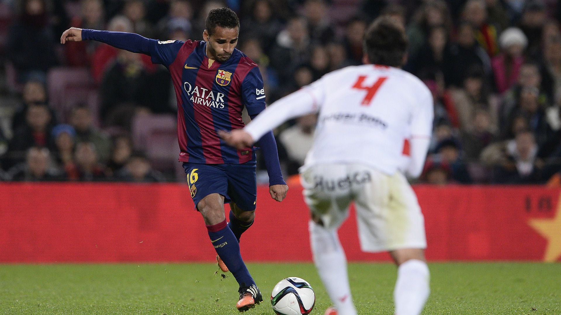 Douglas Carlos David Barcelona Huesca Copa del Rey 12162014