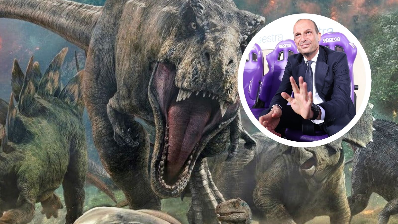 Massimliano Allegri Jurassic Park