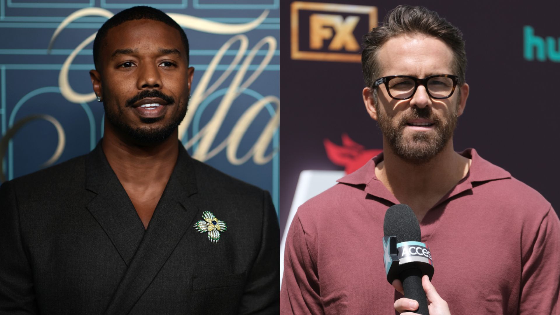 Michael B. Jordan Ryan Reynolds split 
