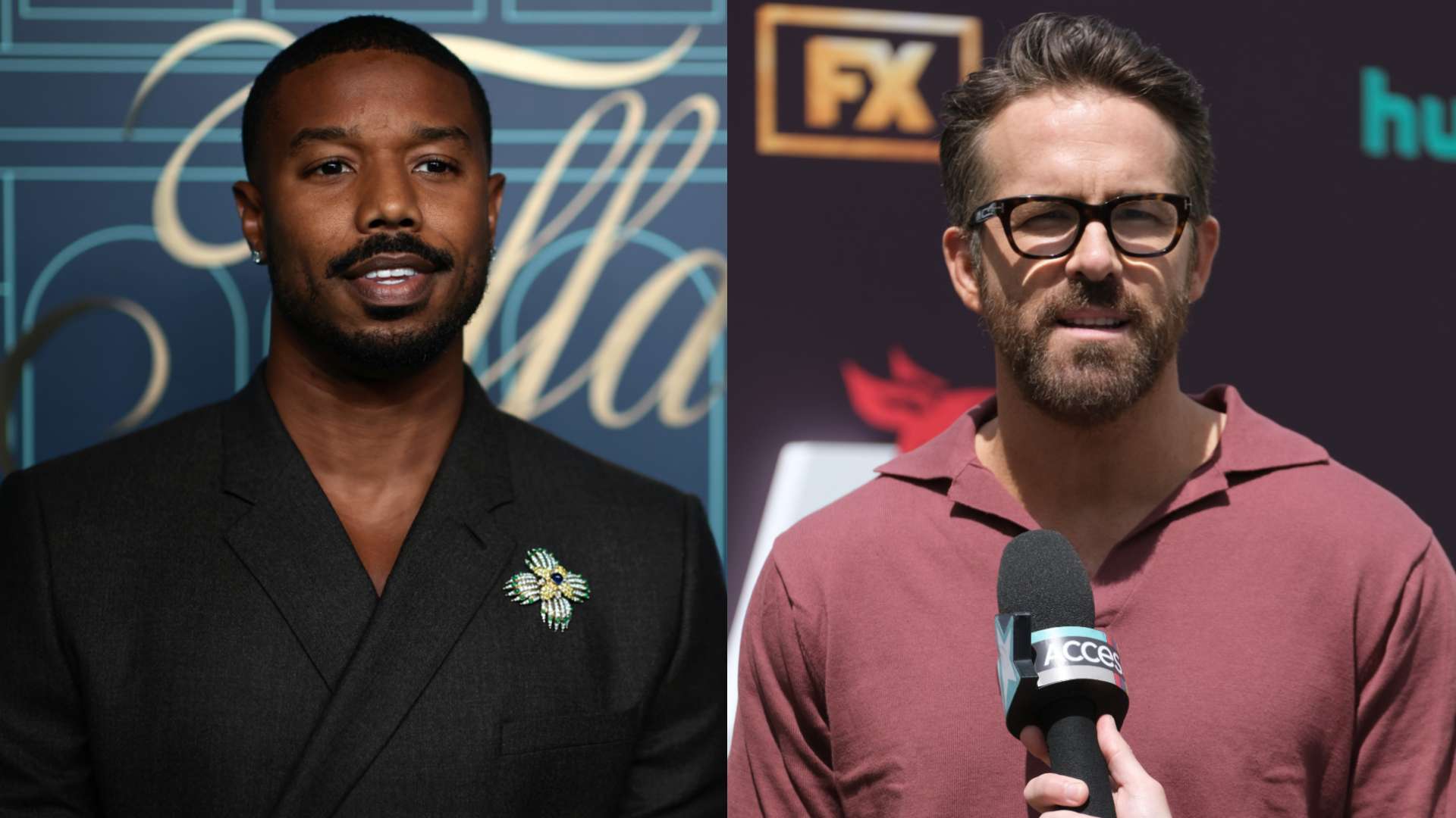 Michael B. Jordan Ryan Reynolds split