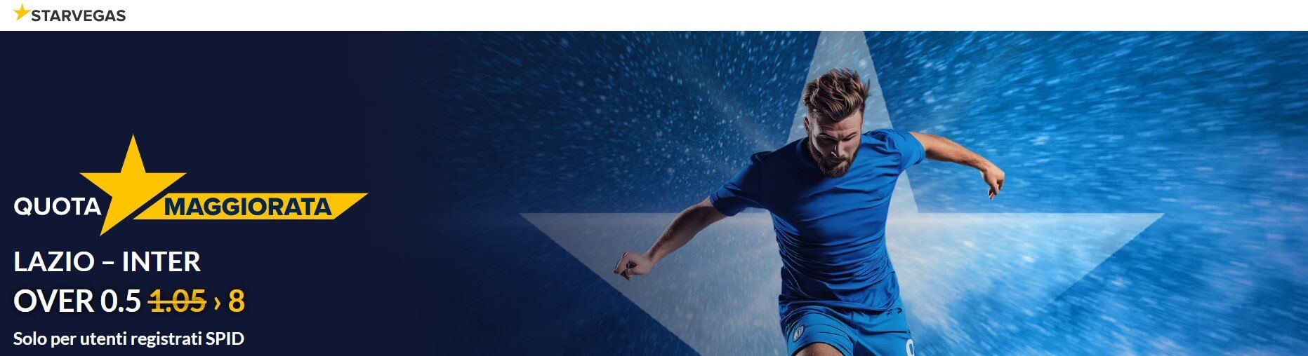  quota maggiorata starvegas lazio inter
