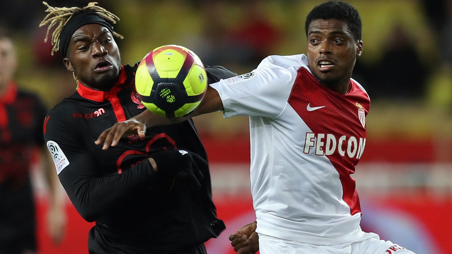 Allan Saint-Maximin Jemerson Monaco Nice Ligue 1 16012018