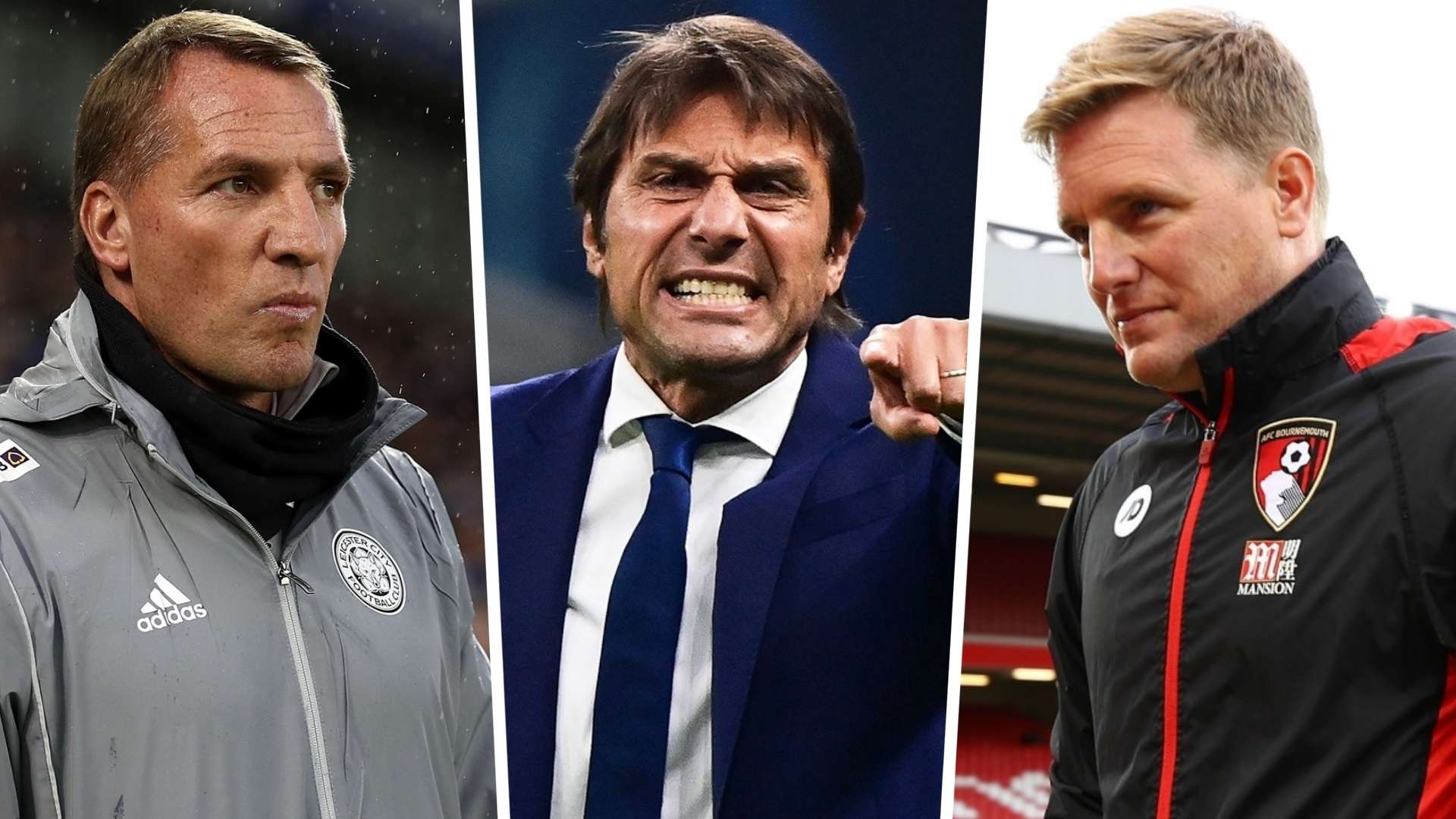Arsenal Brendan Rodgers Antonio Conte Eddie Howe