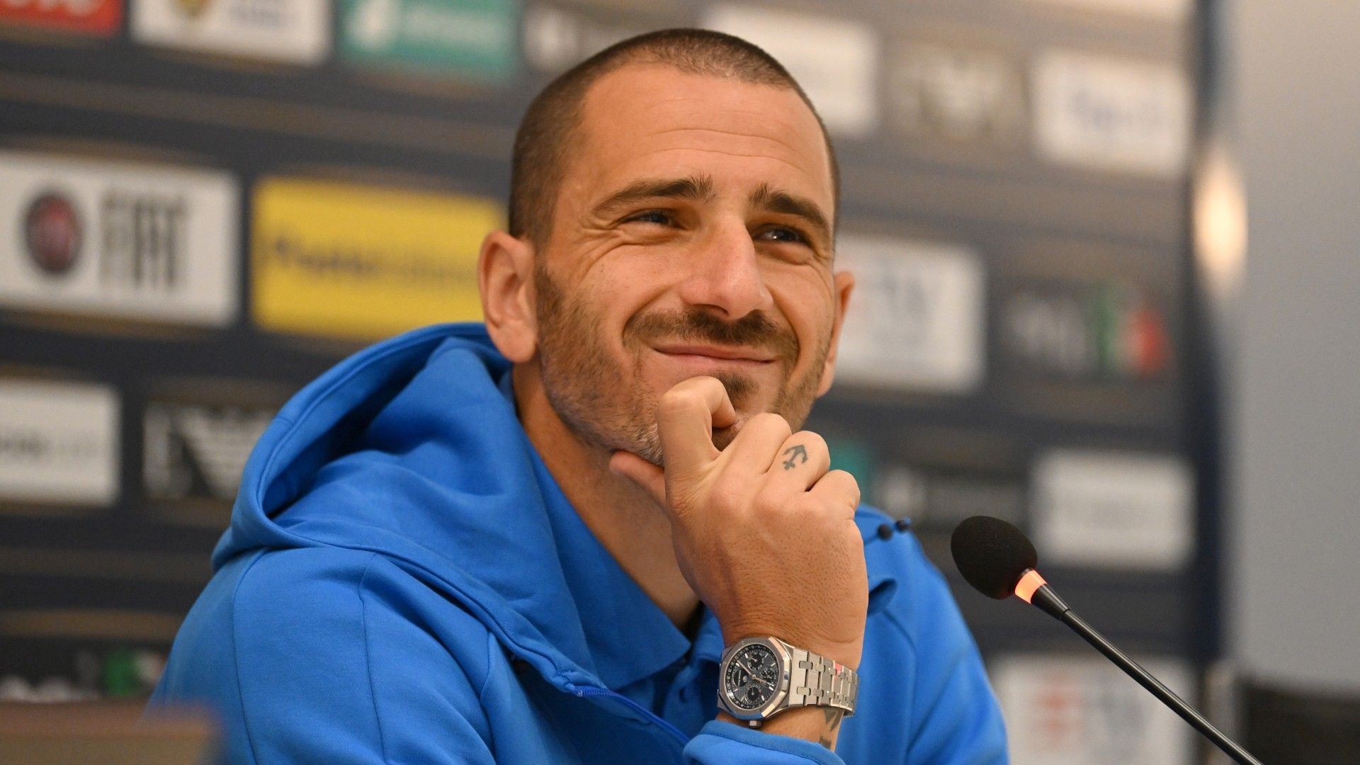 Leonardo Bonucci Italy presser