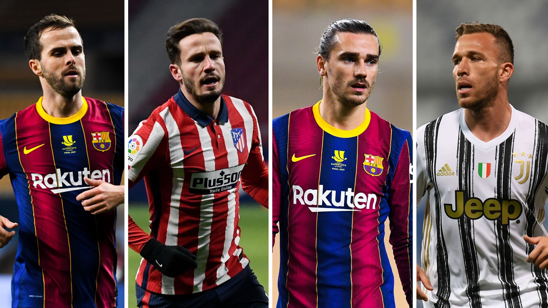Arthur Pjanic Saul Griezmann Barcelona Atletico